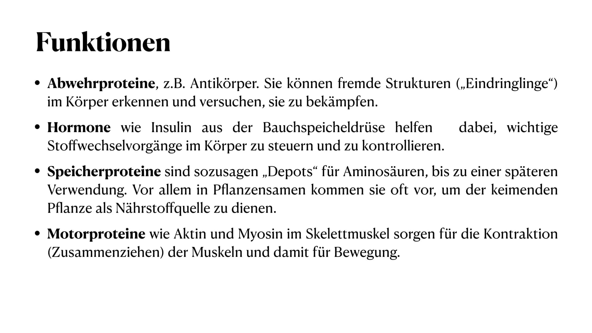 PROTEINE
VON MELEK KAPLAN Proteinen
Wichtige Moleküle im Körper von Lebewesen
Proteine (Eiweiße) sind Makromoleküle. Man versteht darunter g