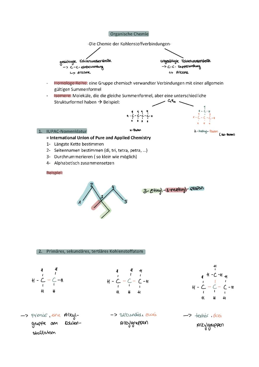 Reaktionsmechanismen und Reaktionstypen der organischen Chemie: Übungen und Beispiele