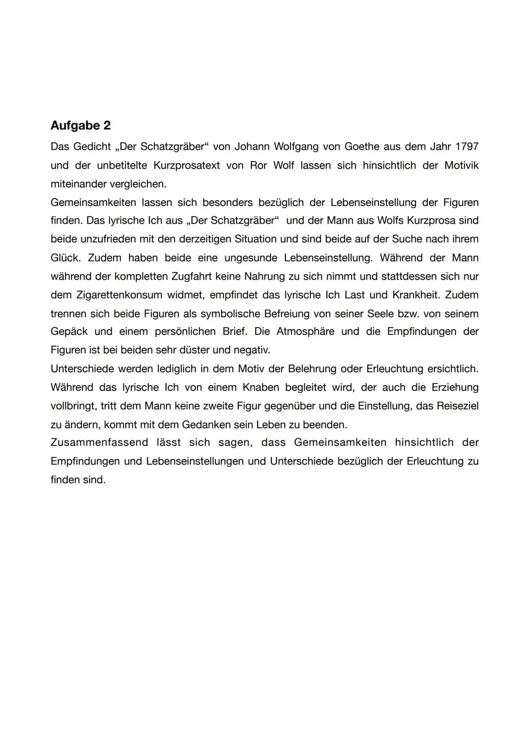 Zentralabitur 2020
Aufgabe I
Deutsch
Aufgabenart
Textbezogenes Schreiben: Interpretation literarischer Texte
eA
Gewichtung der Aufgaben:
Auf