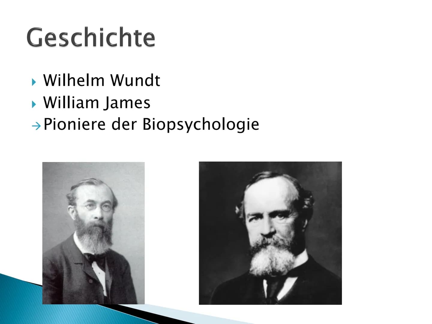 Biopsychologie Gliederung
▸ Definition
Die sechs zentralen Bereiche
Placebo-Effekt
Methoden
Geschichte Definition
▸ Zusammenhänge zwischen b