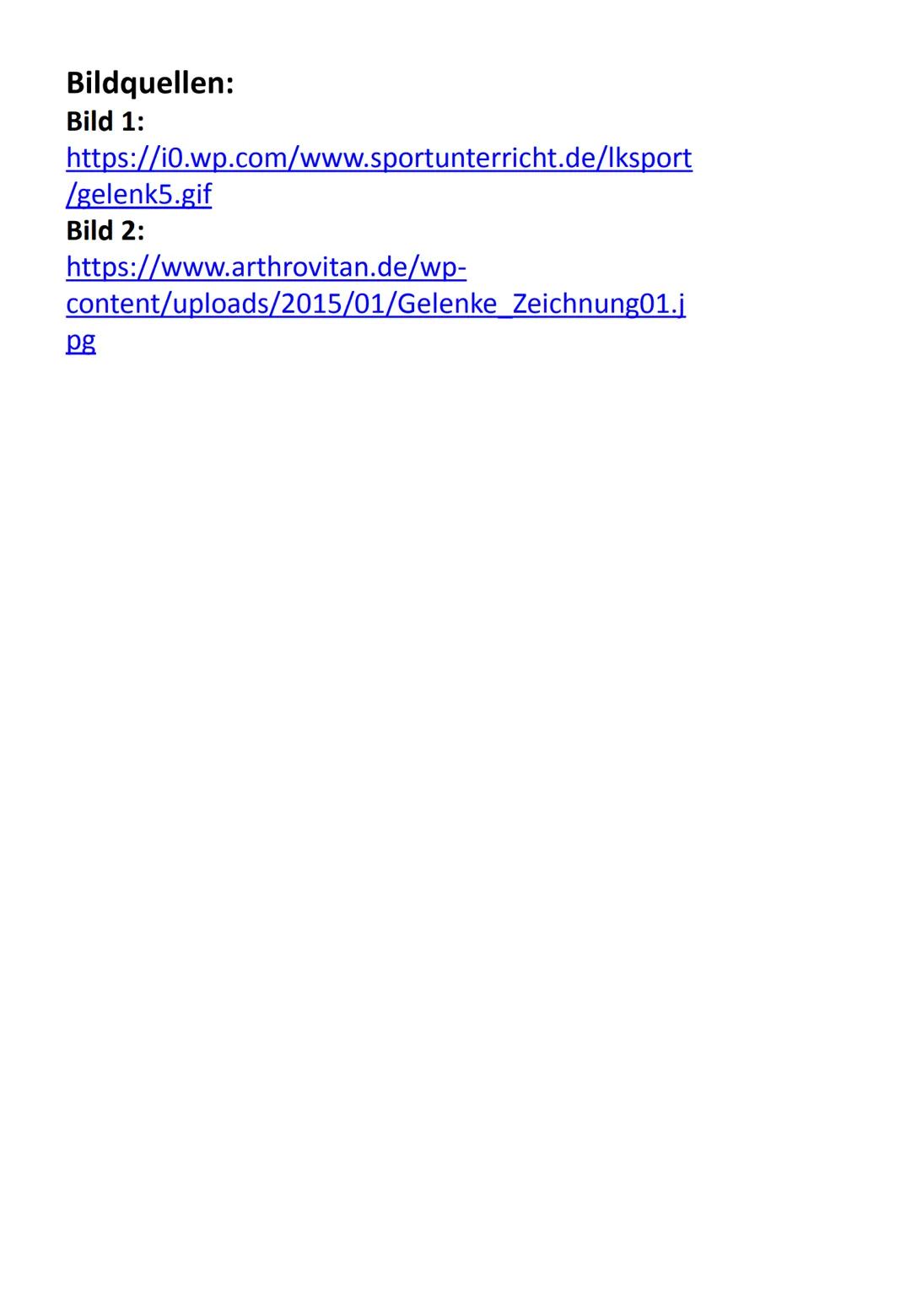 # Das Gelenk

Bild 1

- Gelenkkopf
- Knorpel
- Gelenkkapsel
- Gelenkspalt
- Gelenkschmiere
- Gelenkpfanne

# Gelenktypen

Spezielle Form:
Nu