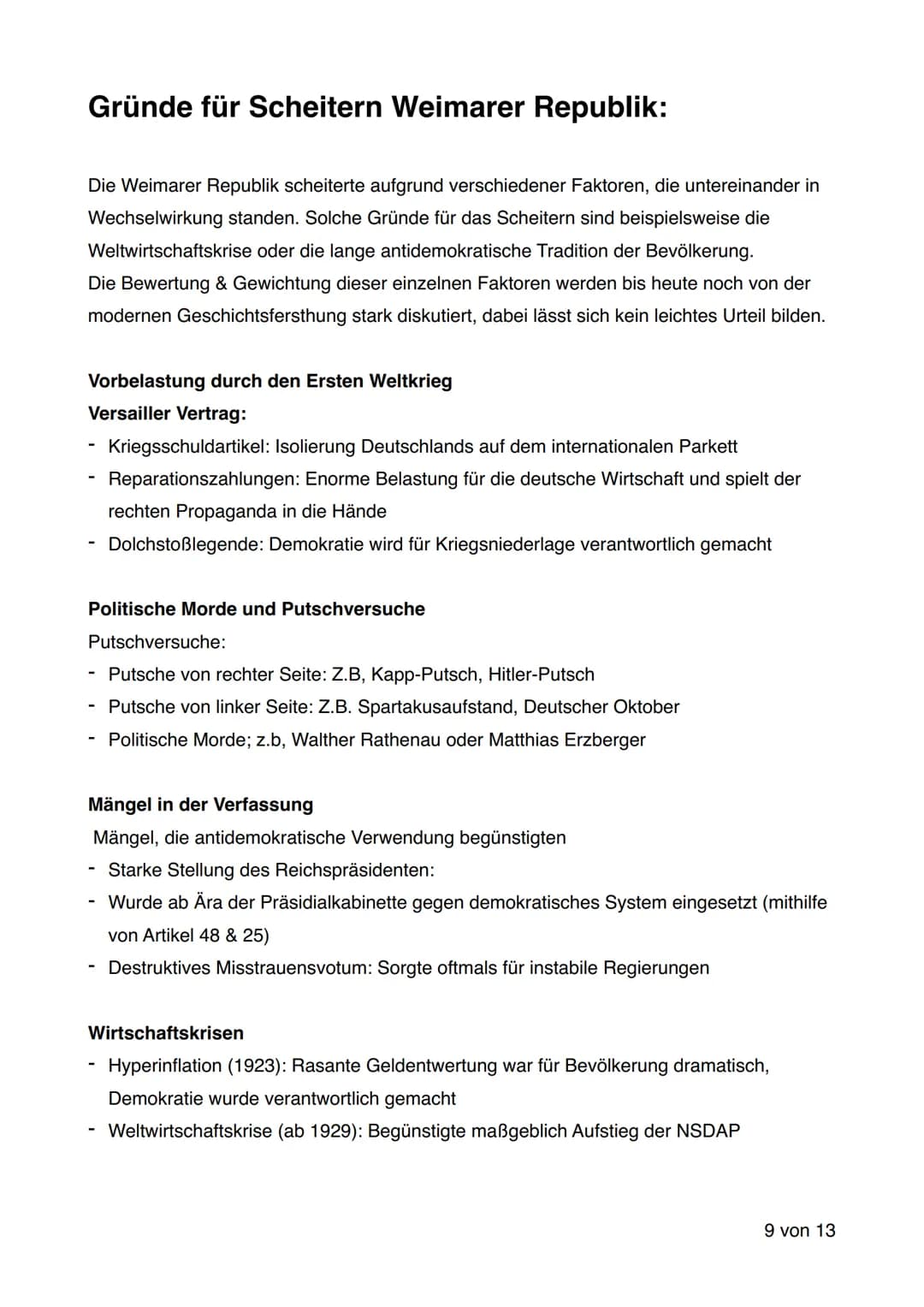 Vorgeschichte Weltwirtschaftskrise:
Ursprung erster Weltkrieg:
Im ersten Weltkrieg verschuldeten sich viele Kriegführende Länder der Welt be