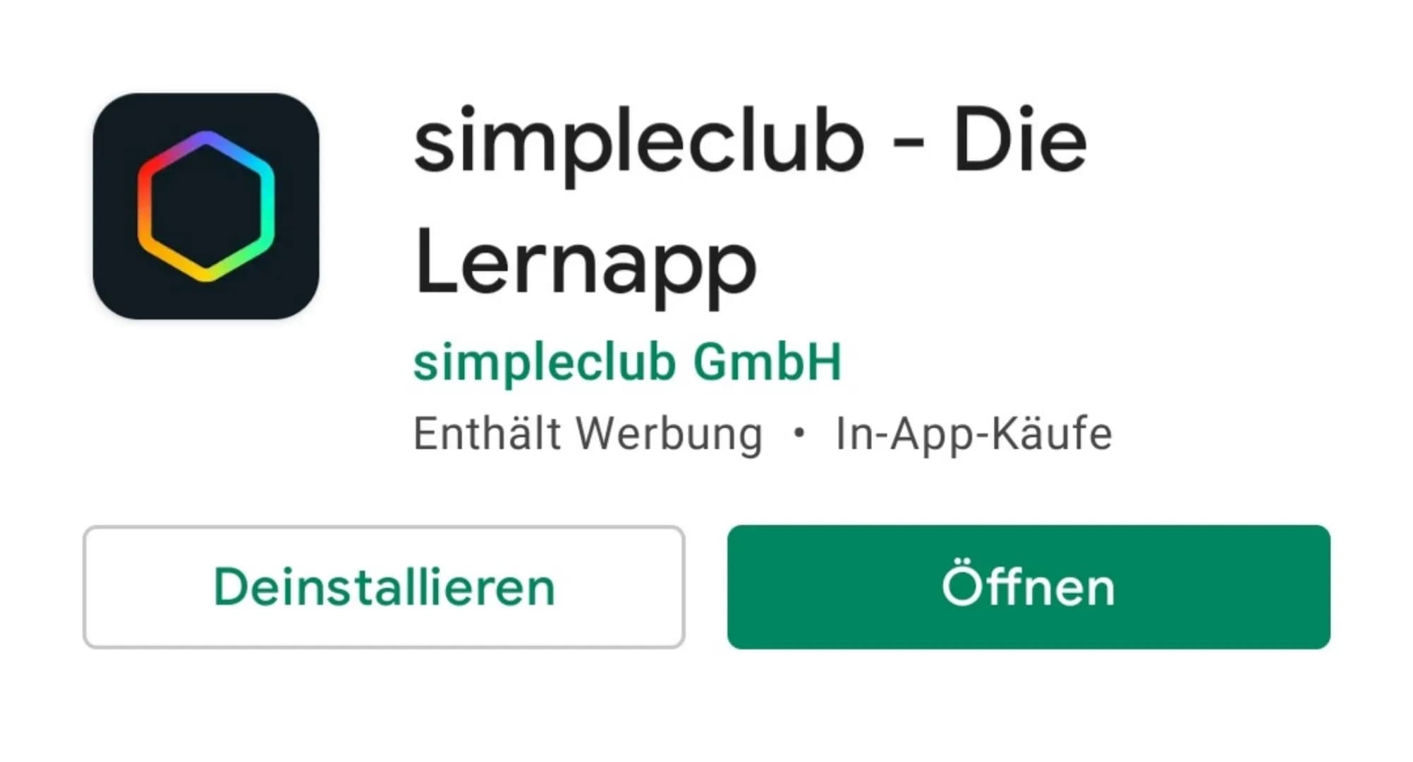 Die besten Lernapps
1. Photomath: Dieser App hilft dir Aufgaben zu lösen. Er zeigt dir die
Lösungen und zeigt dir auch gleichzeitig den Rech