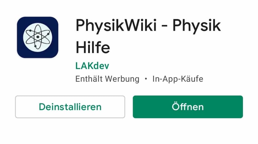 Die besten Lernapps
1. Photomath: Dieser App hilft dir Aufgaben zu lösen. Er zeigt dir die
Lösungen und zeigt dir auch gleichzeitig den Rech