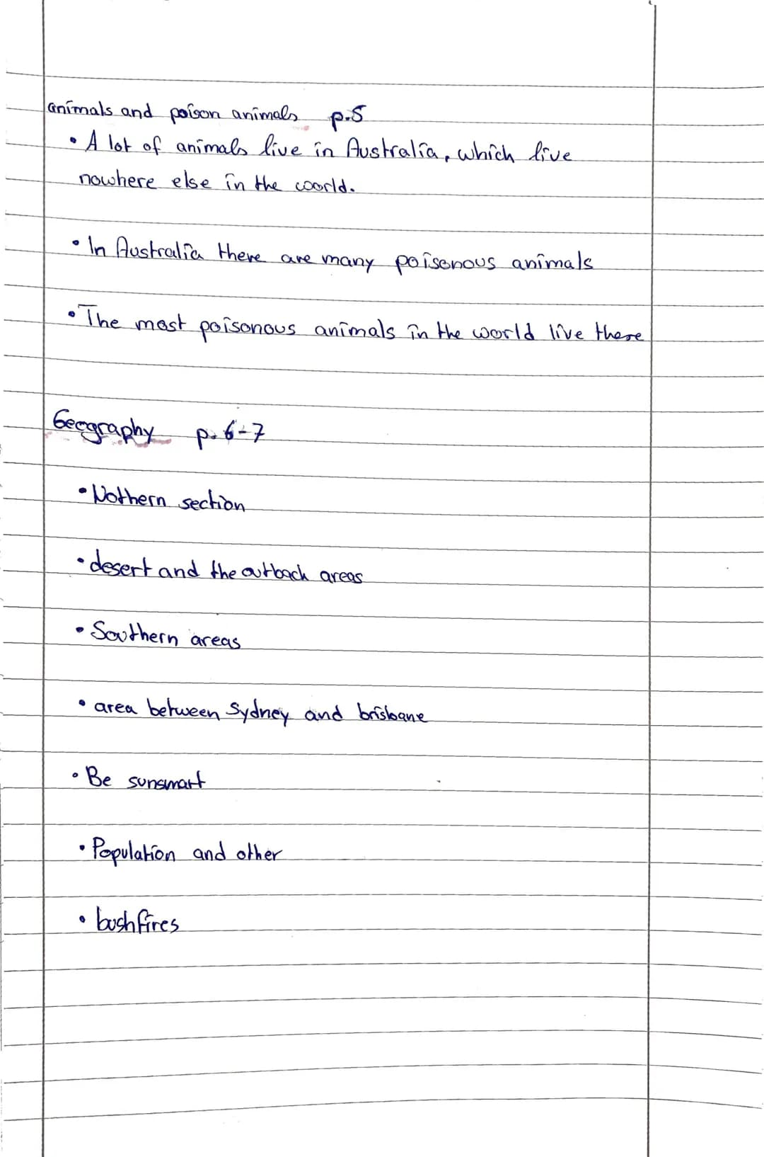 Australia
Main Informations pad
•It's the 6th biggest country in the world and also
the smallest continent in the world.
•composed of 7 terr