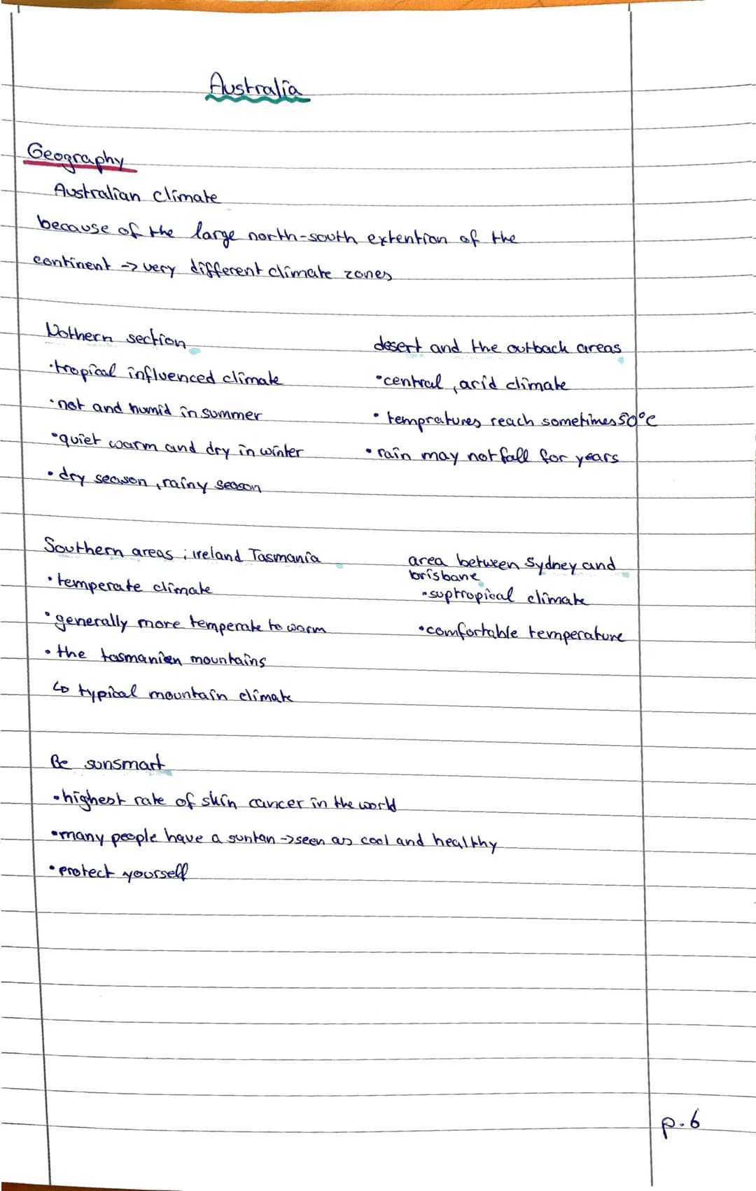 Australia
Main Informations pad
•It's the 6th biggest country in the world and also
the smallest continent in the world.
•composed of 7 terr