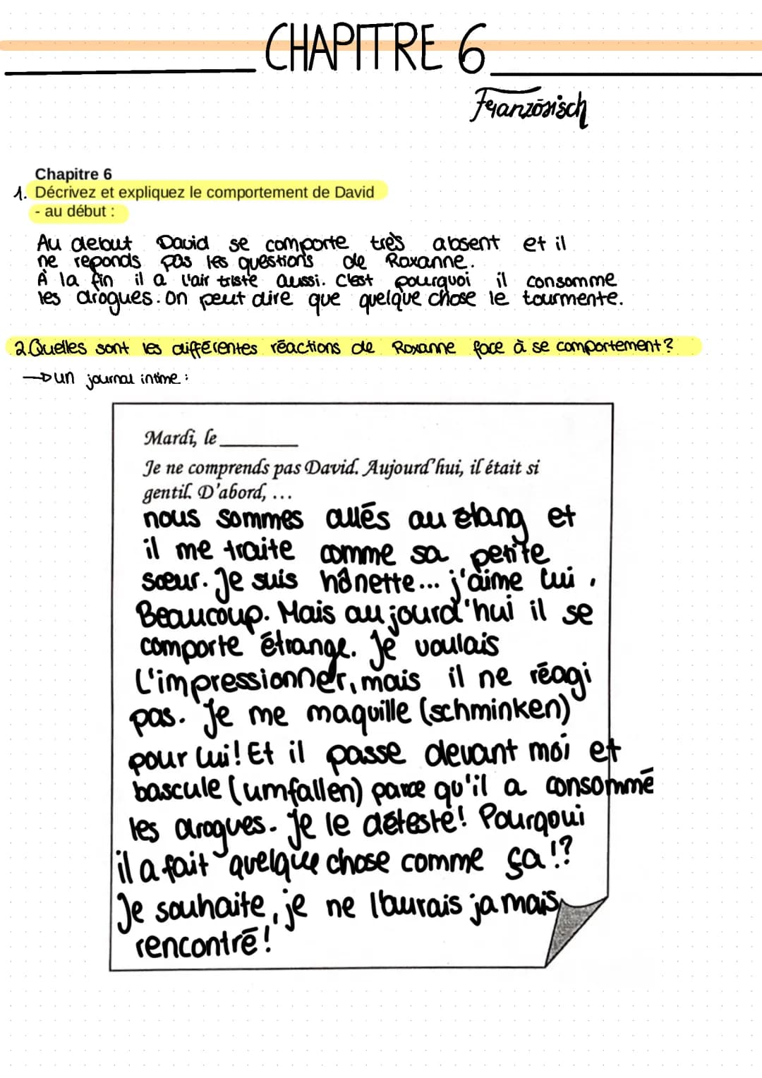 Un pacte avec le diable - Chapitre 6: Résumé facile