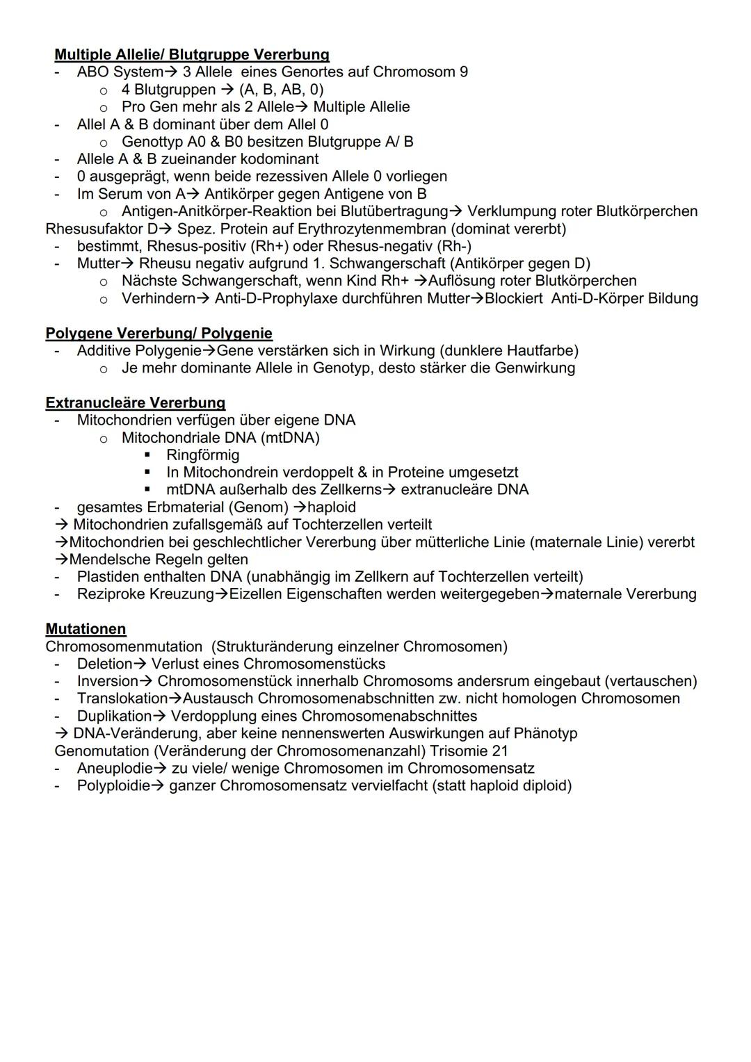 # Genetik

Cytogenetik (Teilgebeit mit Chromosomen & Vererbung auf zellulärer Ebene)

Chromosomen

- Im Zellkern des Menschen & tragen Gene 