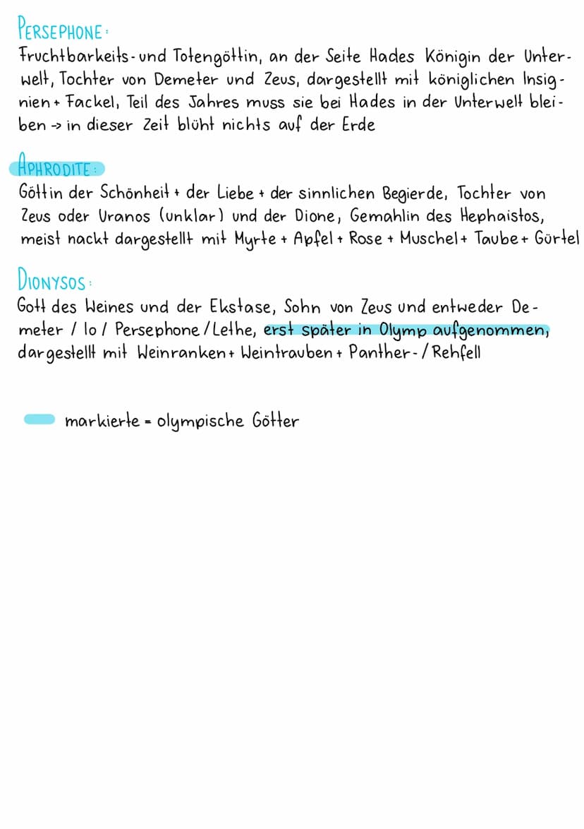 GRIECHISCHE GÖTTER
- Die Hauptgötter
ZEUS
oberster und mächtigster olympischer Gott, über ihm stehen nur Moiren
(-Schicksal), Sohn der Titan