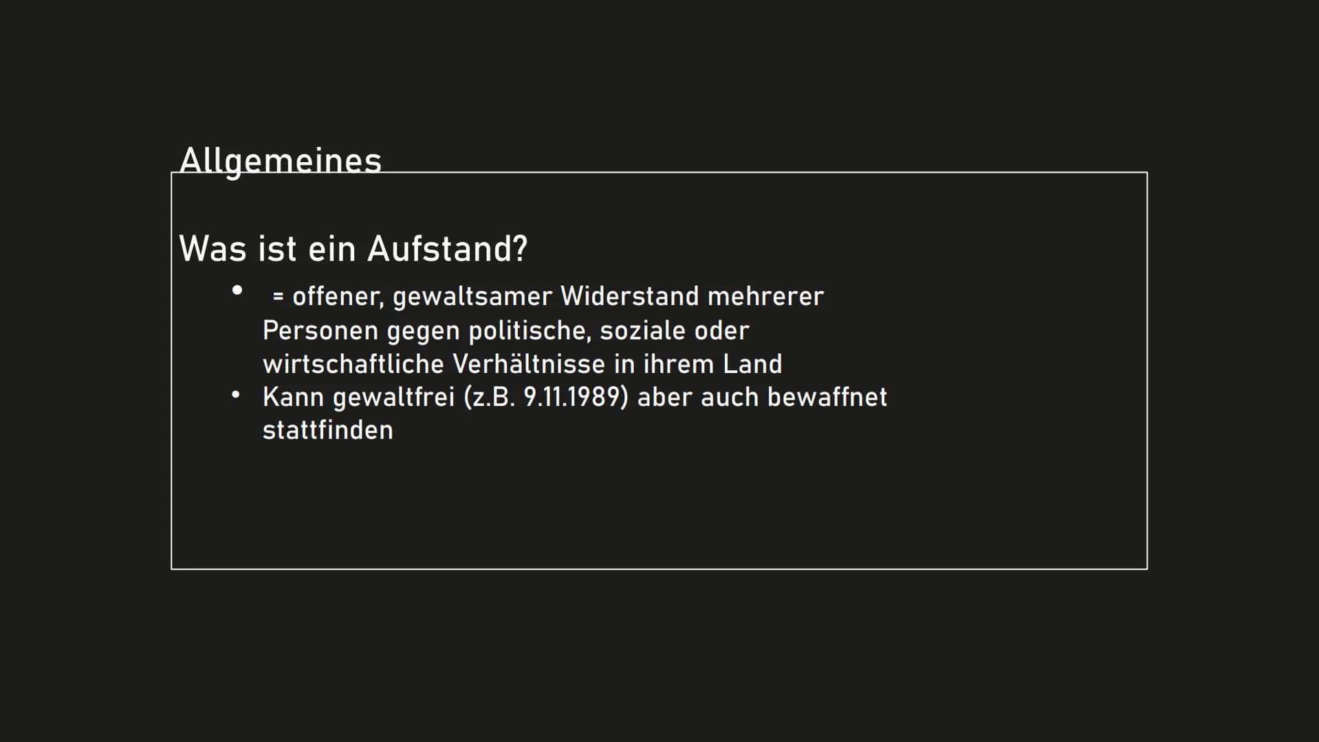 Was könnte am 17. Juni
1953 passiert sein? Der Aufstand vom
17.Juni.1953 Gliederung
1. Allgemeines
2. Vorgeschichte
3. Ursachen und Anlass
4