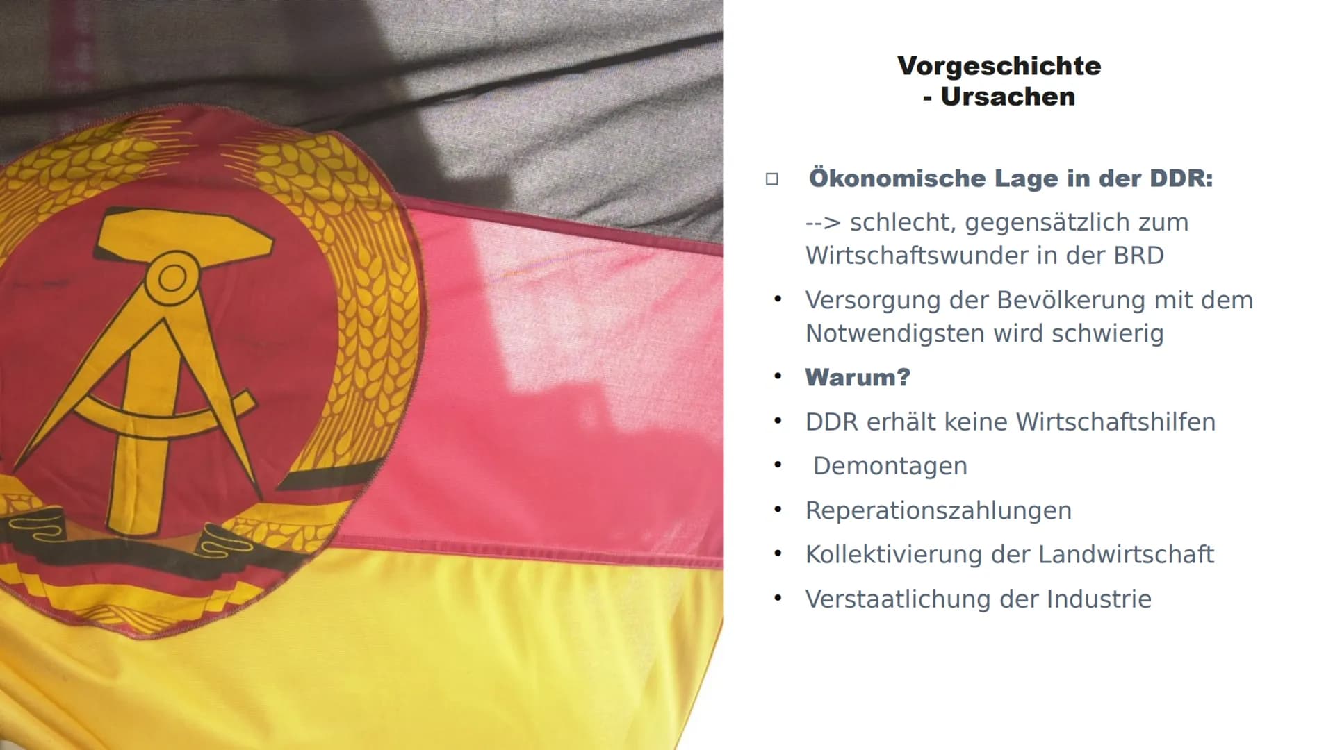 Was könnte am 17. Juni
1953 passiert sein? Der Aufstand vom
17.Juni.1953 Gliederung
1. Allgemeines
2. Vorgeschichte
3. Ursachen und Anlass
4