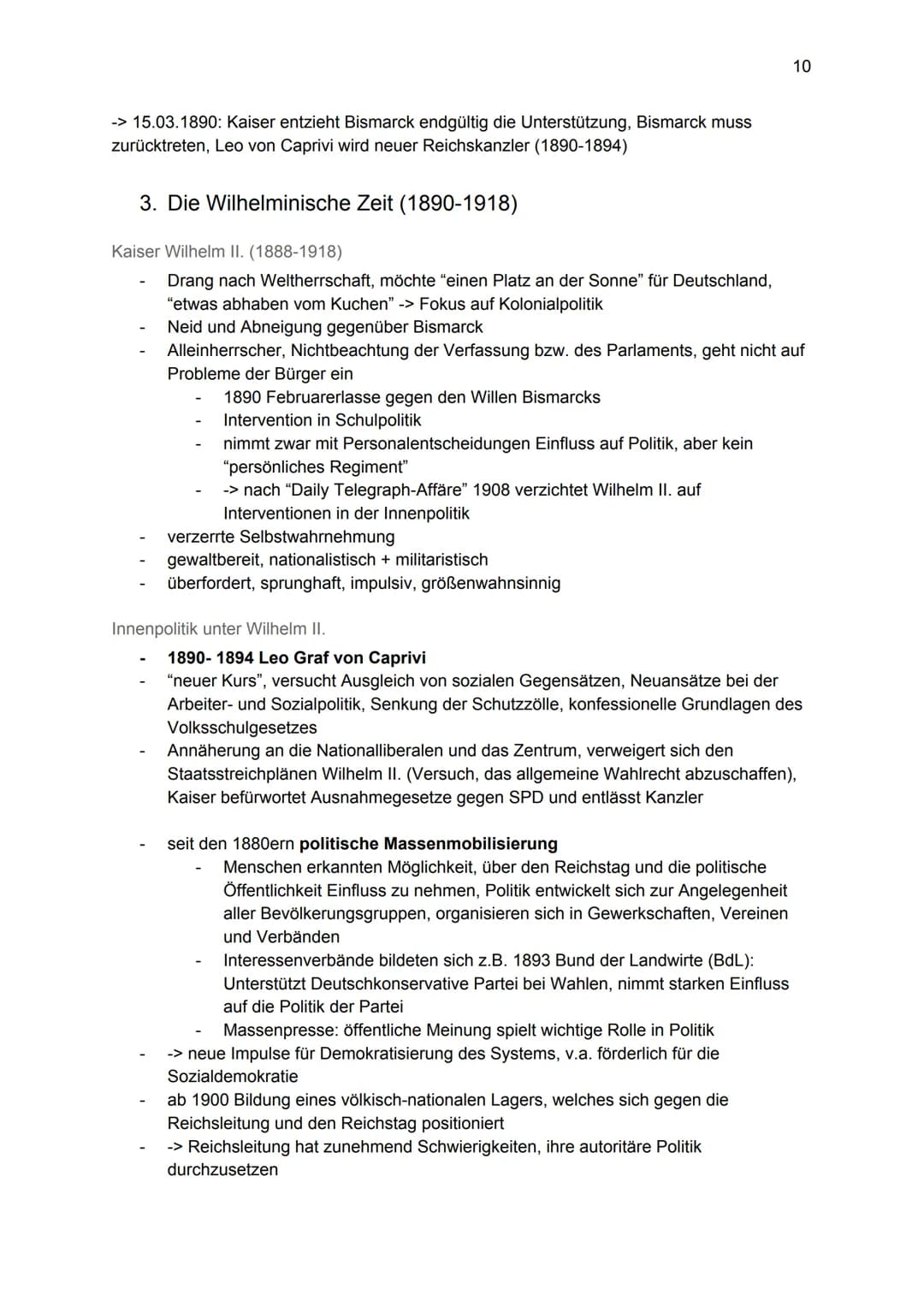 Das Deutsche Kaiserreich
1. Der Weg zum Deutschen Reich
Otto von Bismarck (1815-1898)
1862: preußischer Ministerpräsident
konservativ, für d