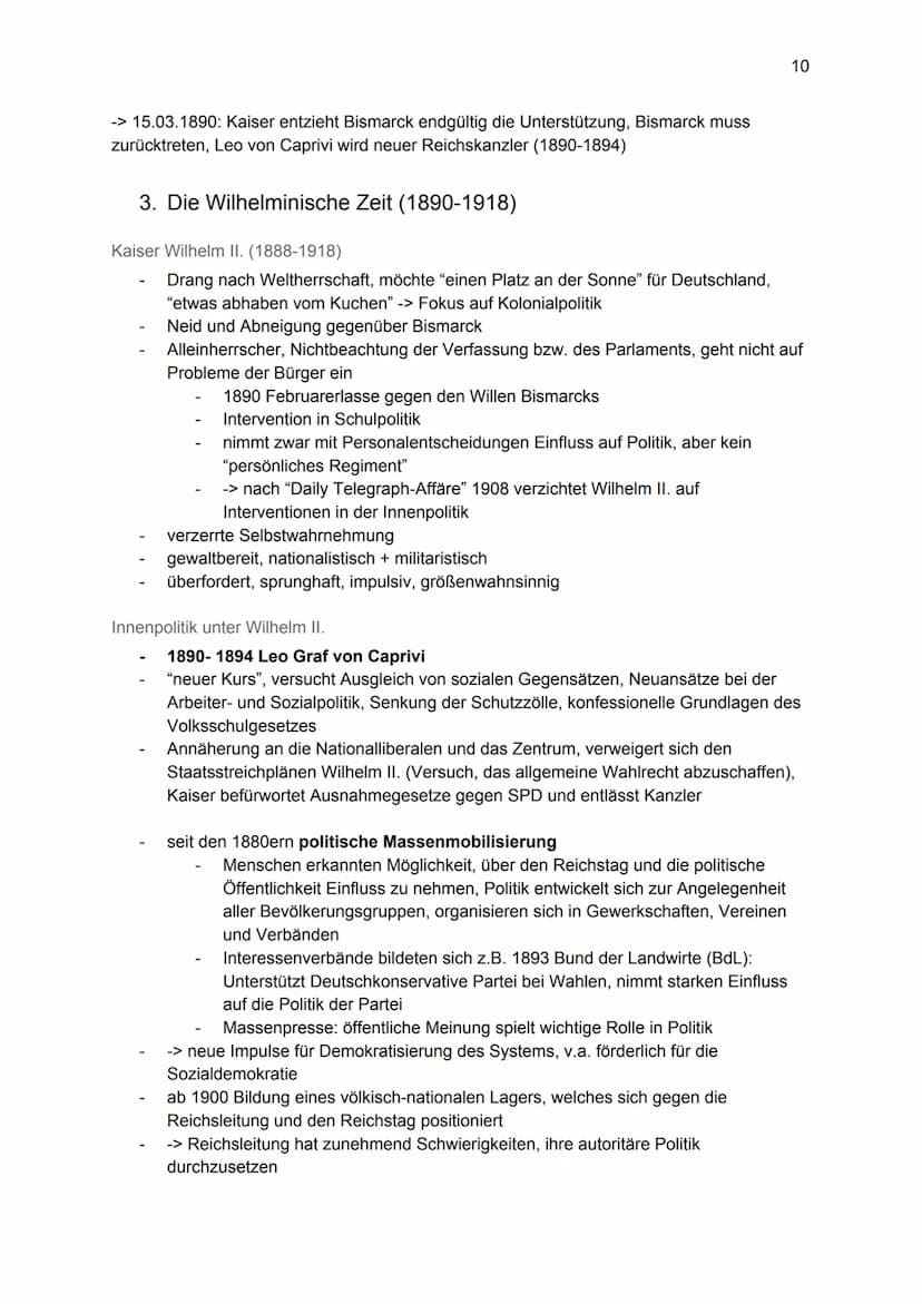 Das Deutsche Kaiserreich
1. Der Weg zum Deutschen Reich
Otto von Bismarck (1815-1898)
1862: preußischer Ministerpräsident
konservativ, für d