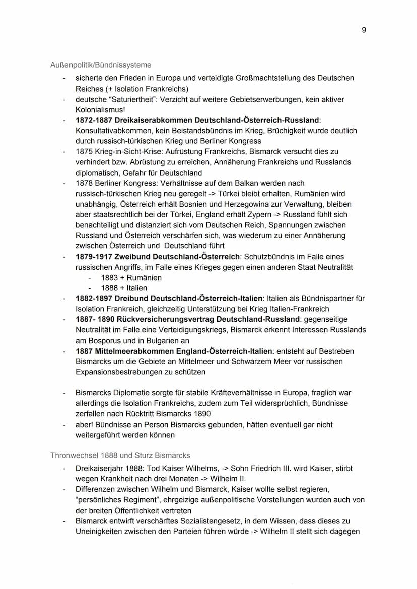 Das Deutsche Kaiserreich
1. Der Weg zum Deutschen Reich
Otto von Bismarck (1815-1898)
1862: preußischer Ministerpräsident
konservativ, für d