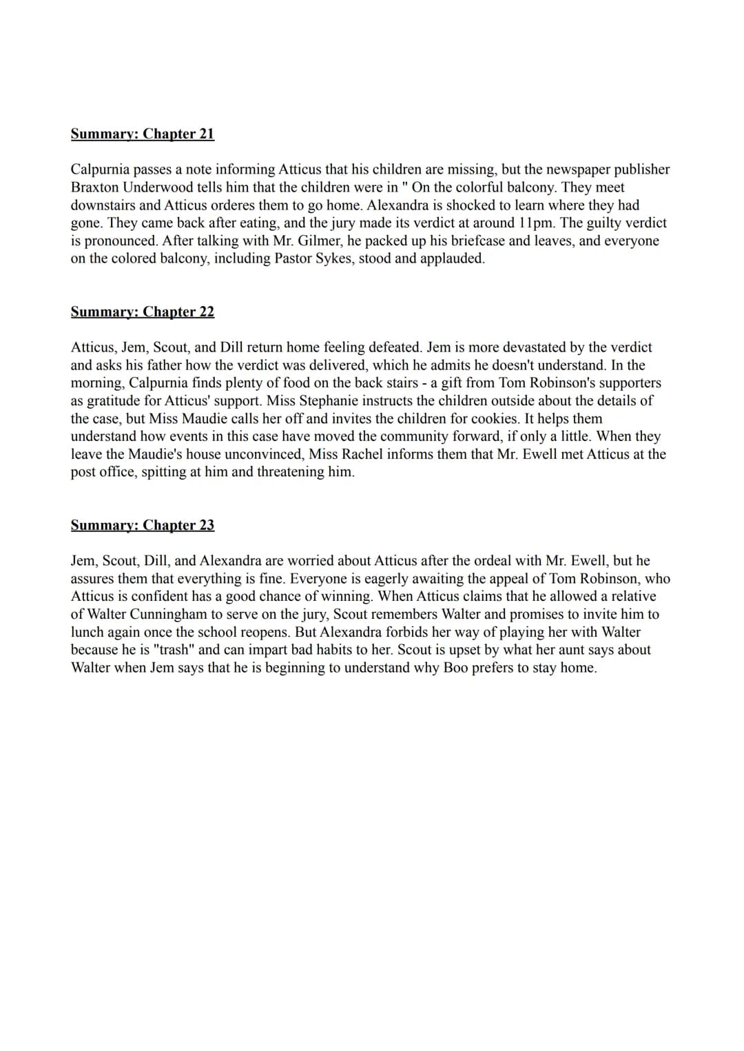 Speech analysis:
In the novel, To Kill a Mockingbird, by Harper Lee, the main character's father, Atticus Finch, is
defending Tom Robinson, 