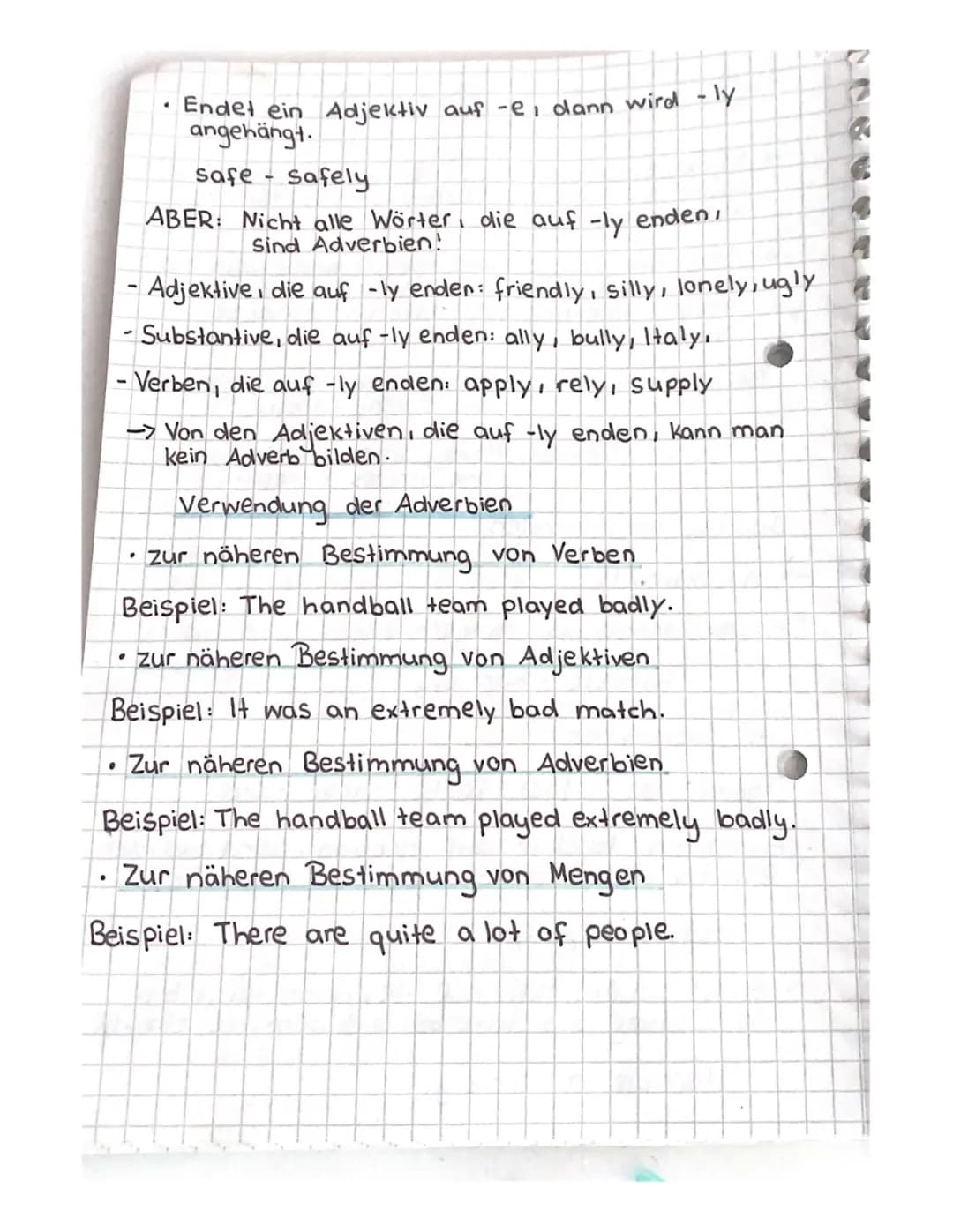 Adjektive und Adverbien 