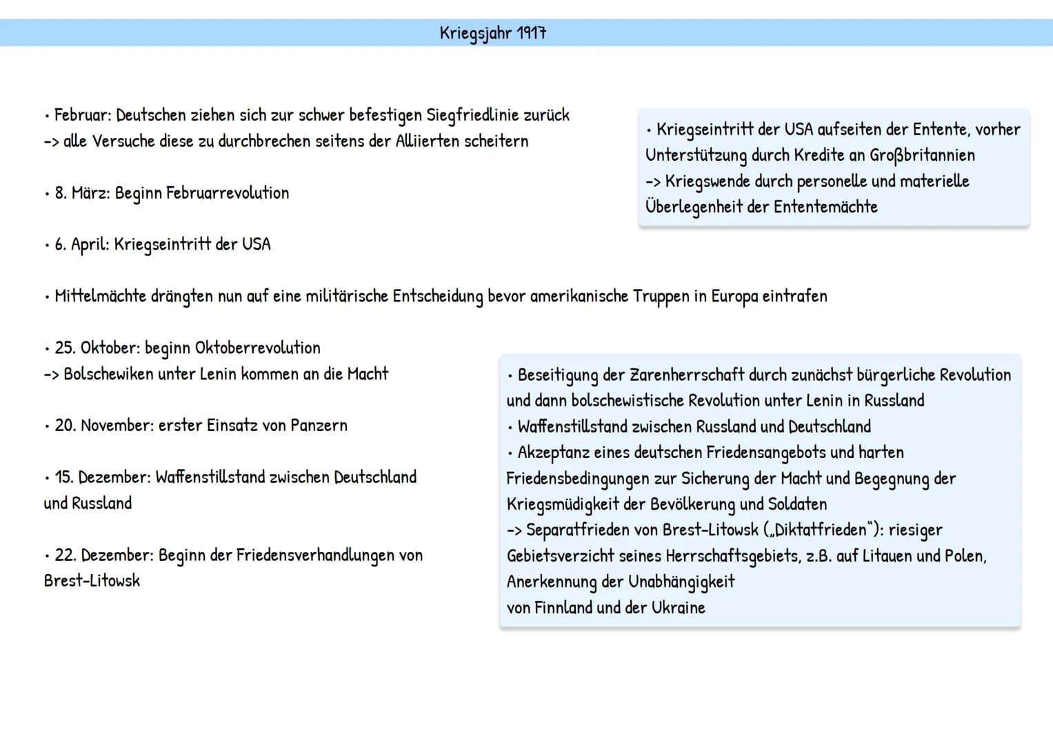Merkmale
moderner Krieg: Industrialisierung, Technisierung
-> veränderte Kriegsführung durch neue Waffen, u.a. Panzer, Maschinengewehre, Luf