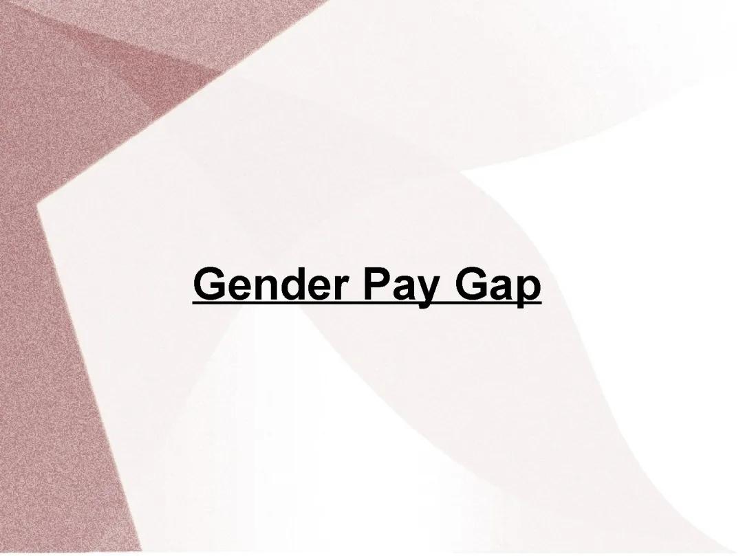 Gender Pay Gap