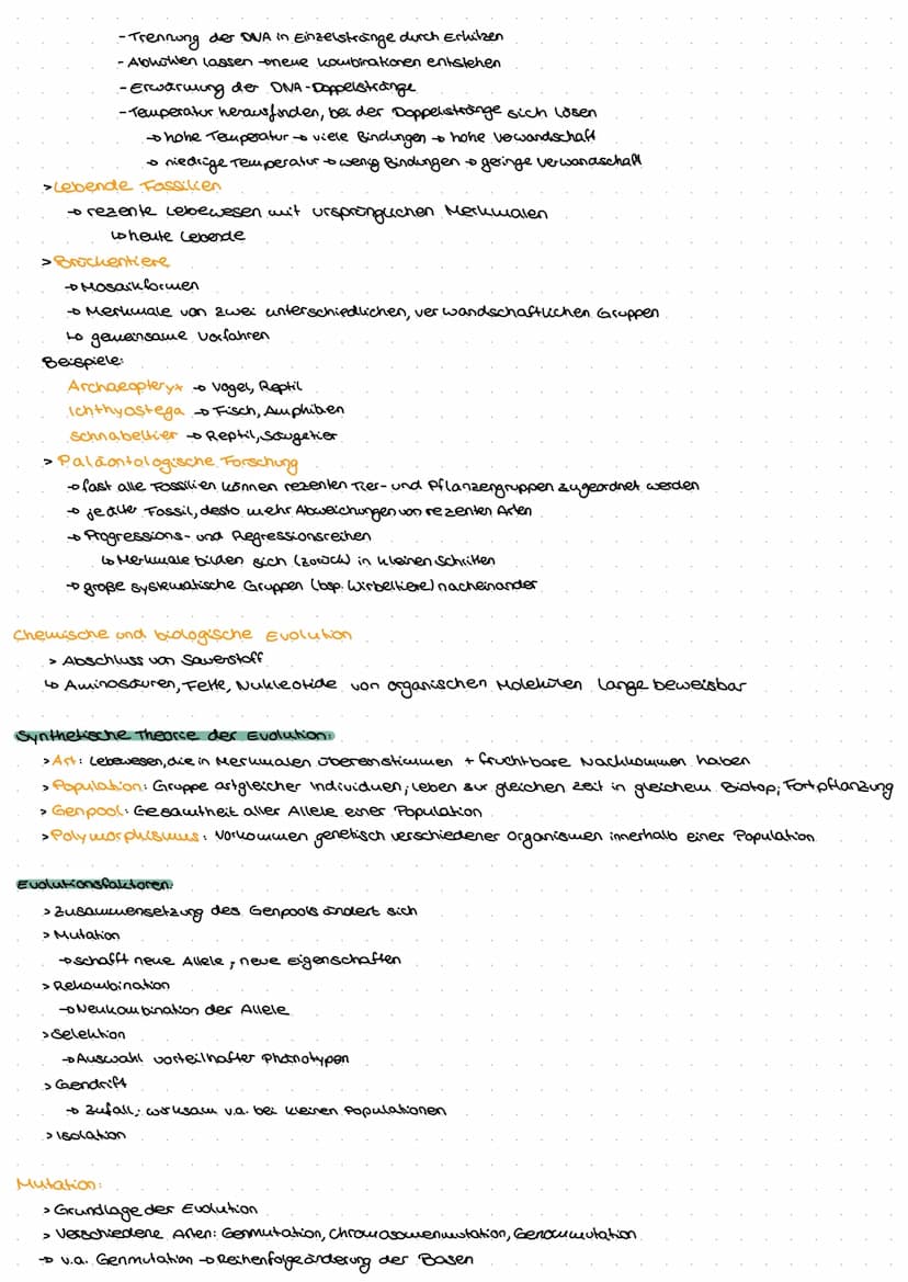 Evolution
Go
ne  Biologische Vielfalt
Allgemein
> Evolution ist irreversibles Geschehen
nicht umkehrbar
> Evolution ist nicht wiederholbas
>