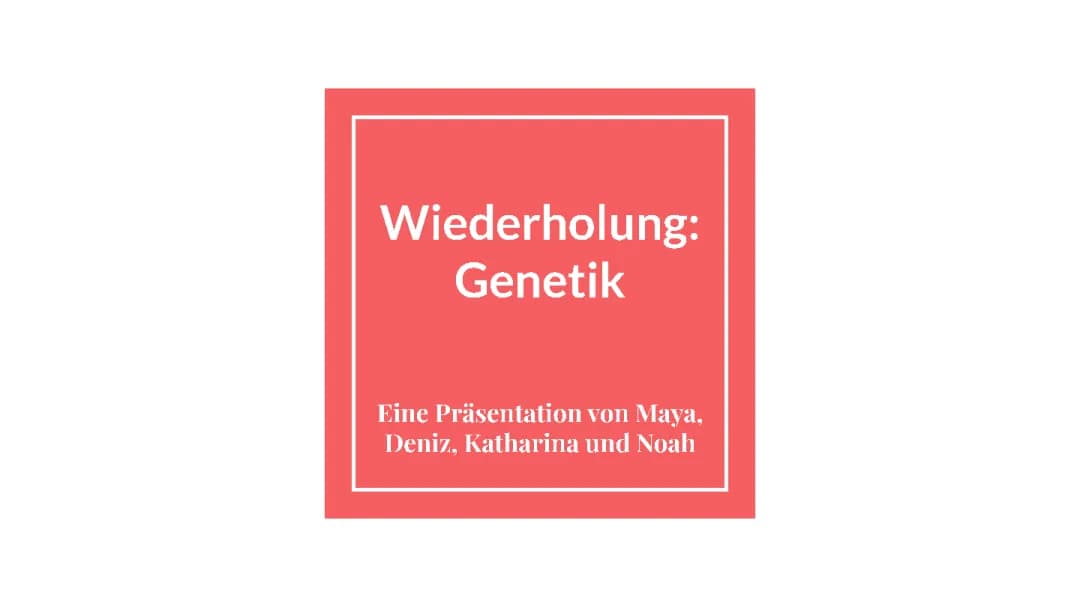 Genetik 