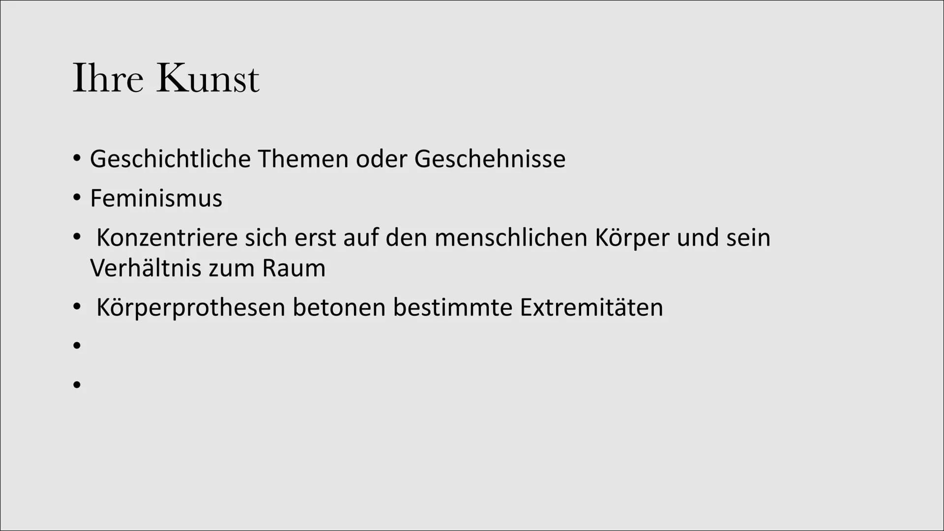 Rebecca Horn
Luca Speitmann Q₂ GR Inhaltsverzeichnis
● Steckbrief
• Lebenslauf
Filmographie
● Installationen
● Ihre Kunst
● Werke
●
Quellen 