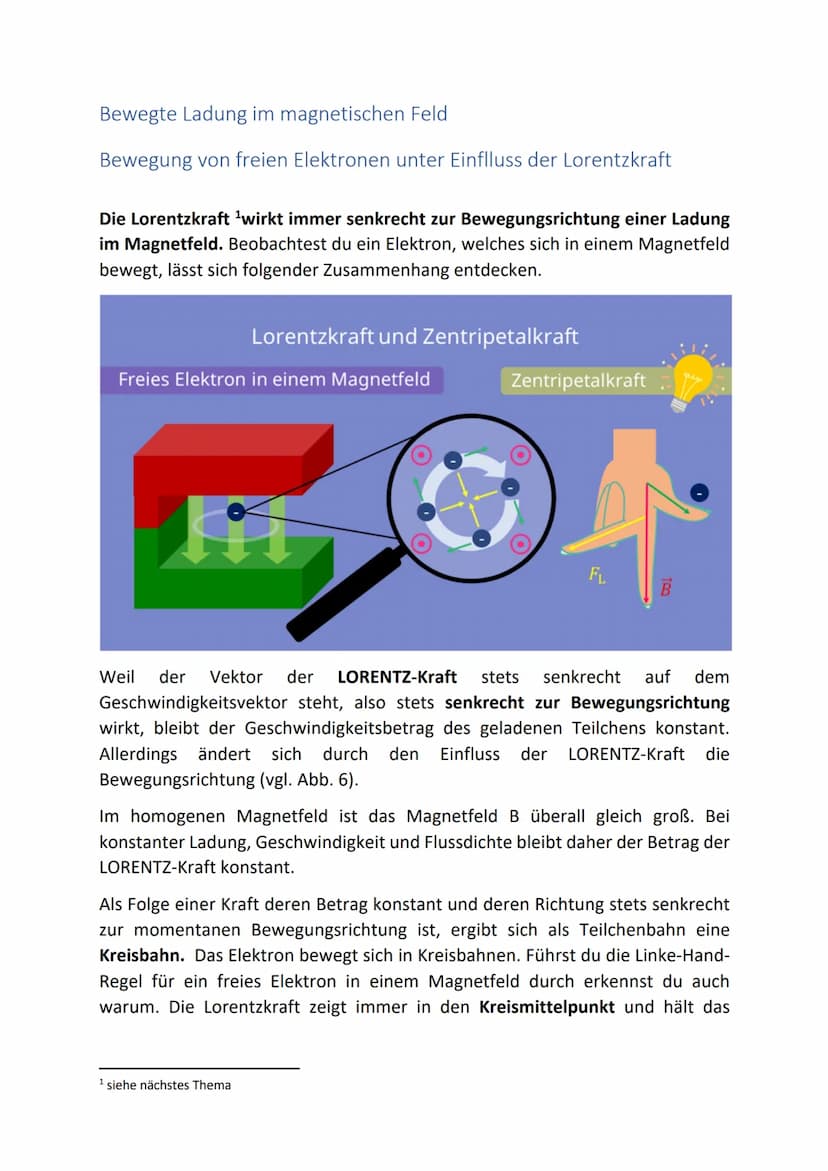 Magnetisches Feld
● zwischen Polen eines magnetischen Materials
Pole: Nord- und Südpol
gleichnamige magnetische Pole (Nord-Süd) anziehen
ung