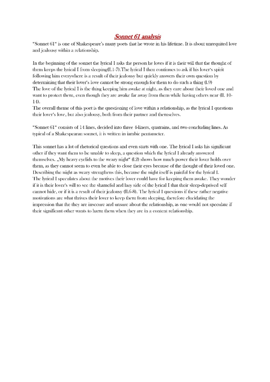 Fun with Shakespeare: An Easy Guide to Sonnet 18, 60, 61, and More!