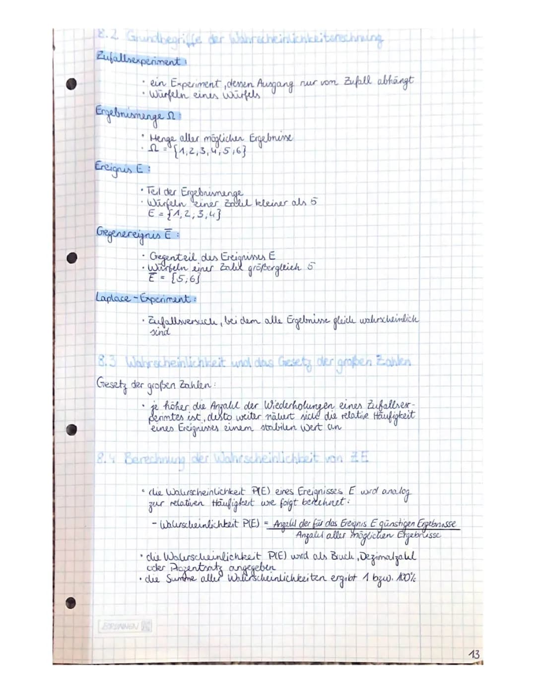 Wahrscheinlichkeitsrechnung und Zufall: Aufgaben und Lösungen für Klasse 6 und 10
