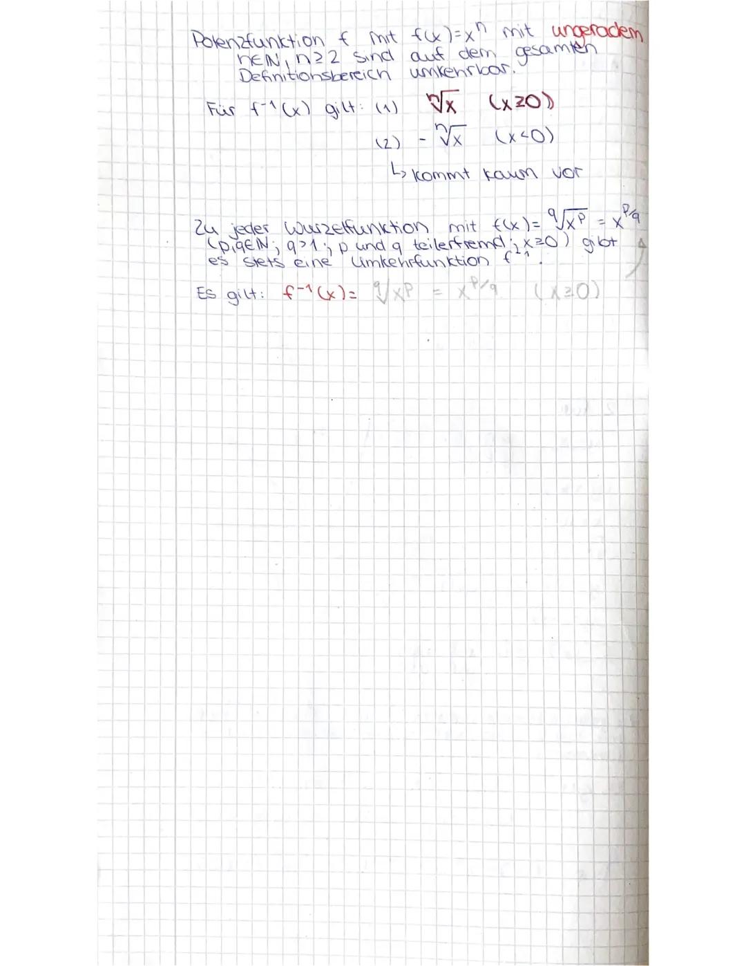 # Umkehrfunktion

Ist die Zuordnung $f^{-1}$die man erhält, indem
man in allen Zahlenpaaren von't die Reihenfolge
der zahlen vertauscht, auc