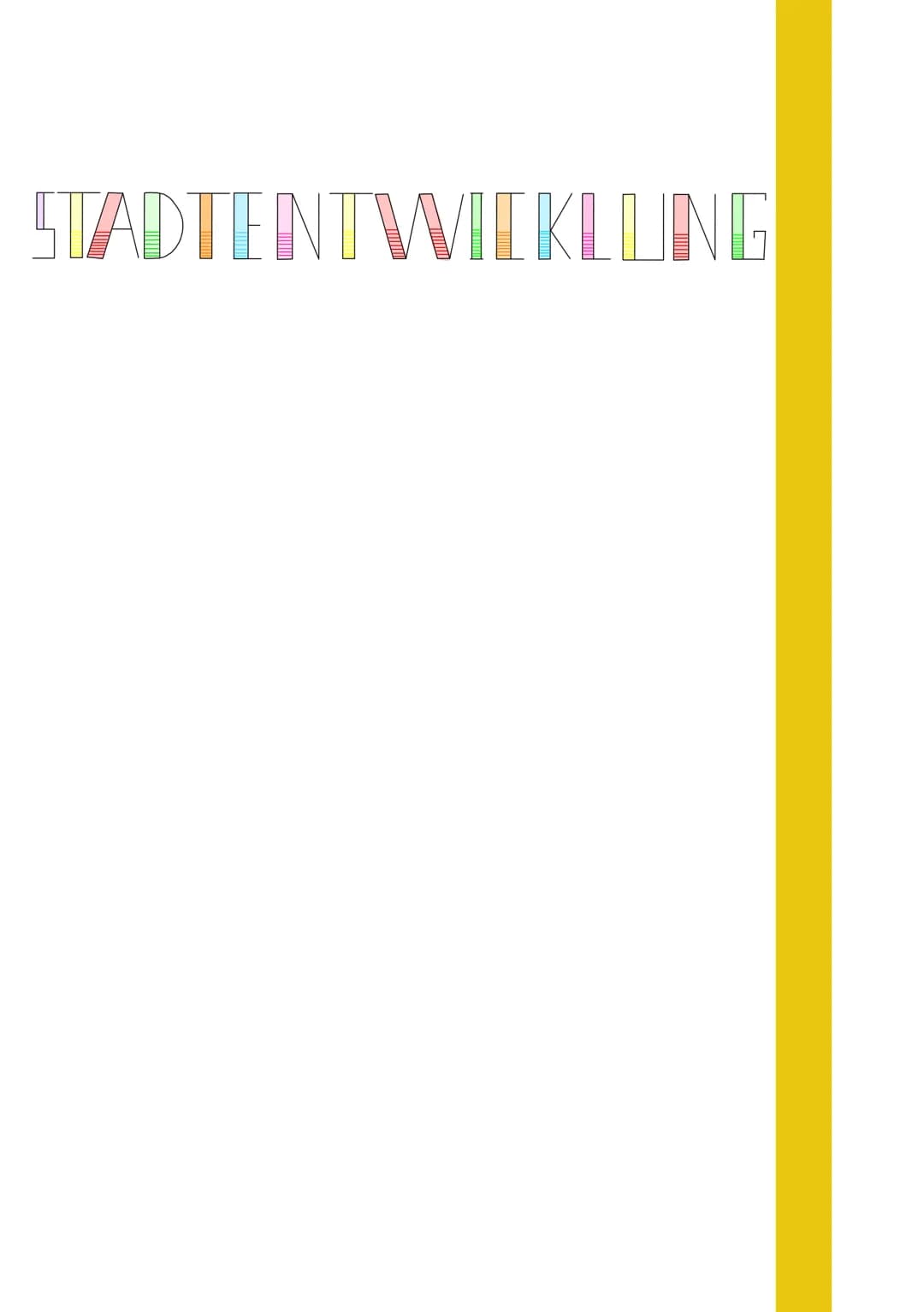 STADTENTWICKLUNG THEMEN
Stadtbegriff
• Stadtentwicklungsepochen
Gartenstadt modell
Charta von Athen
• Funktionale Gliederung von Städten in 