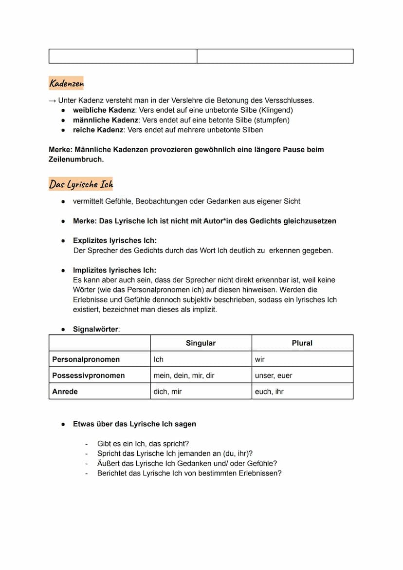 Vorgehen
1. Begegnen
a) Gedicht aufmerksam lesen
b) ersten Eindruck und Deutungshypothese festhalten
●
●
Gedichtinterpretation
●
Mit welchem