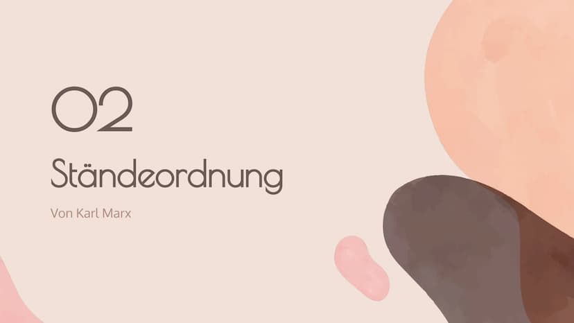 Modelle
sozialer
Ungleichheit Inhaltsverzeichnis
1. Allgemein
3.
- Modelle der Gesellschaftsstruktur
2. Ständeordnung nach Karl Marx
Klassen