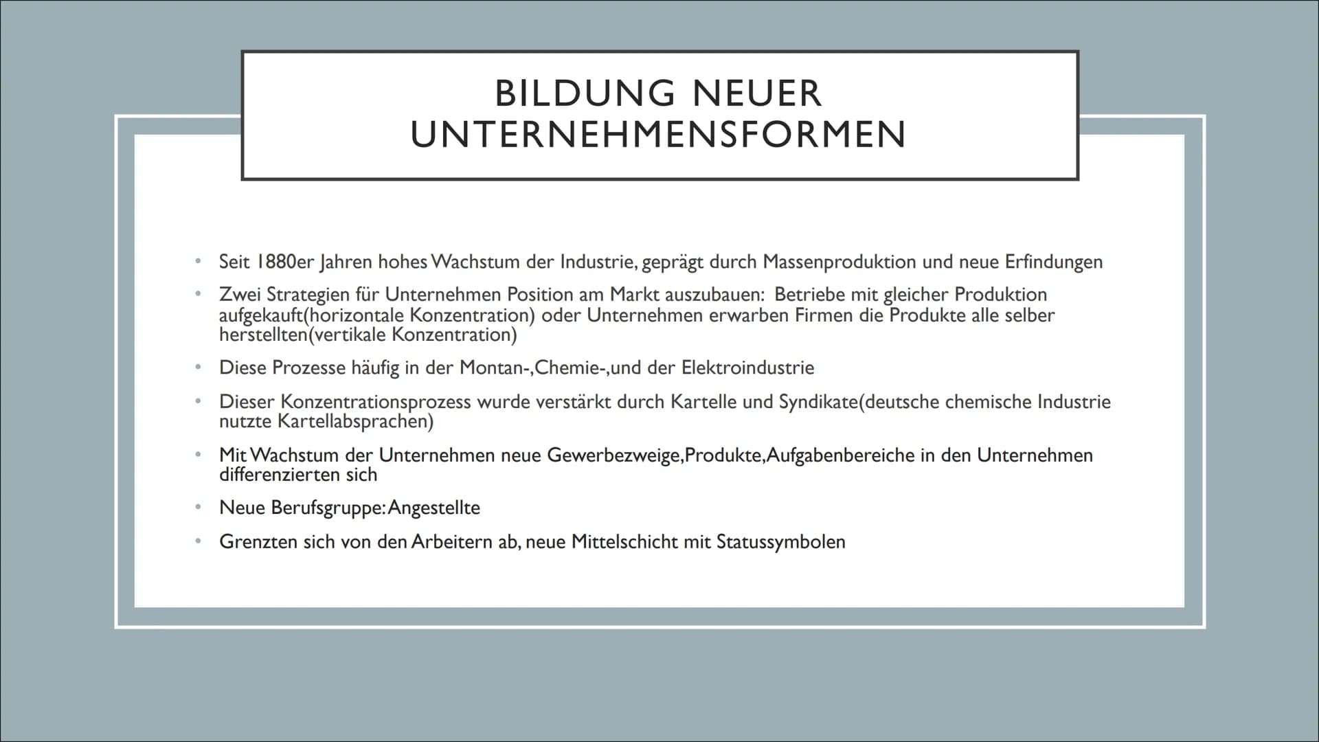 DIE ,, ZWEITE INDUSTRIELLE
REVOLUTION "
Lebens- und Arbeitsbedingungen im Wandel ●
●
●
●
INHALTSANGABE
Erfindungen und technischer Fortschri