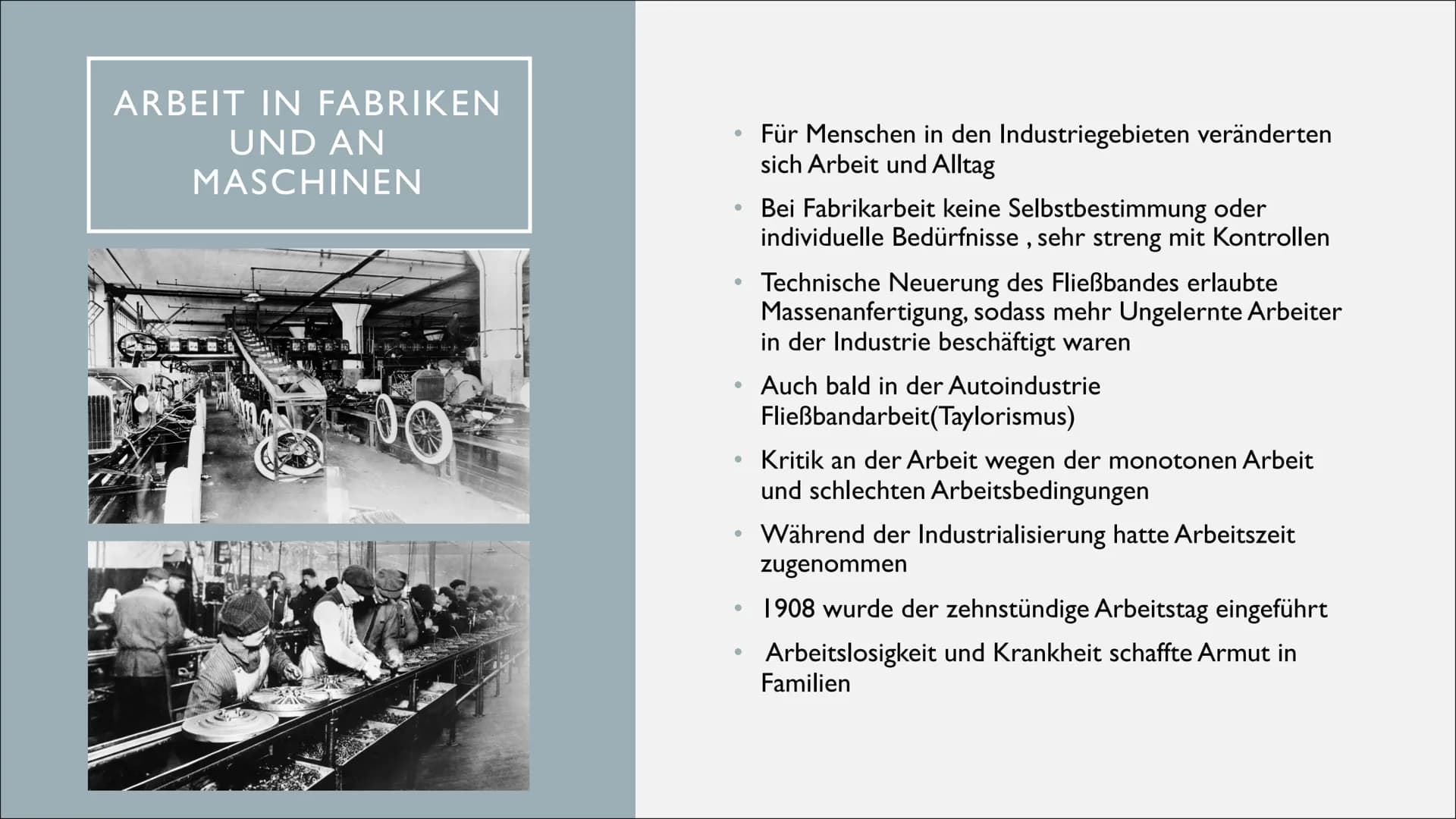 DIE ,, ZWEITE INDUSTRIELLE
REVOLUTION "
Lebens- und Arbeitsbedingungen im Wandel ●
●
●
●
INHALTSANGABE
Erfindungen und technischer Fortschri