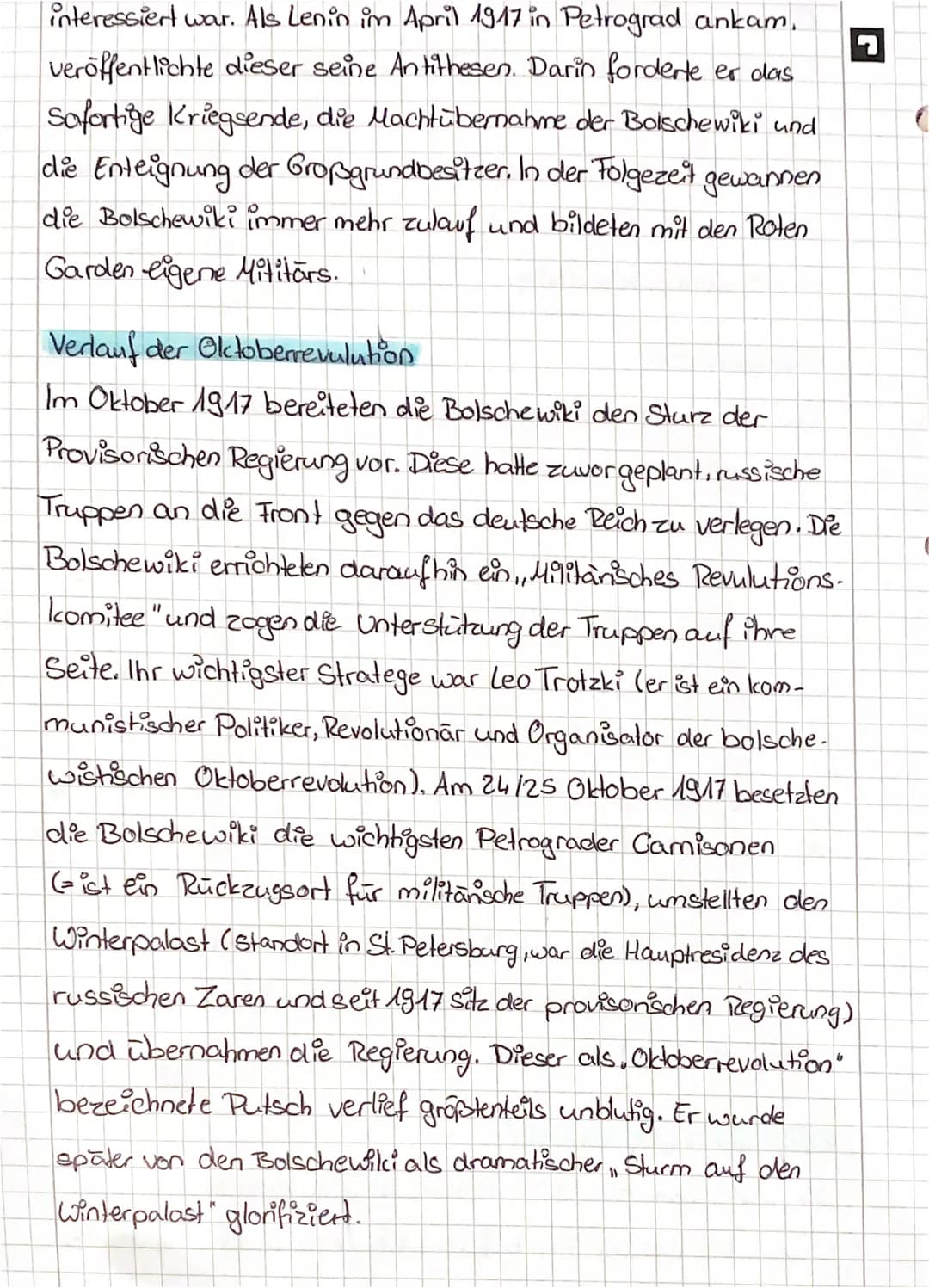 C
G
Oktoberrevulution 1917
Die
Oktoberrevulution 1917 in Russland leitete eine historische
Wende ein. Auf sie folgte ein blutiger Burgerkrie