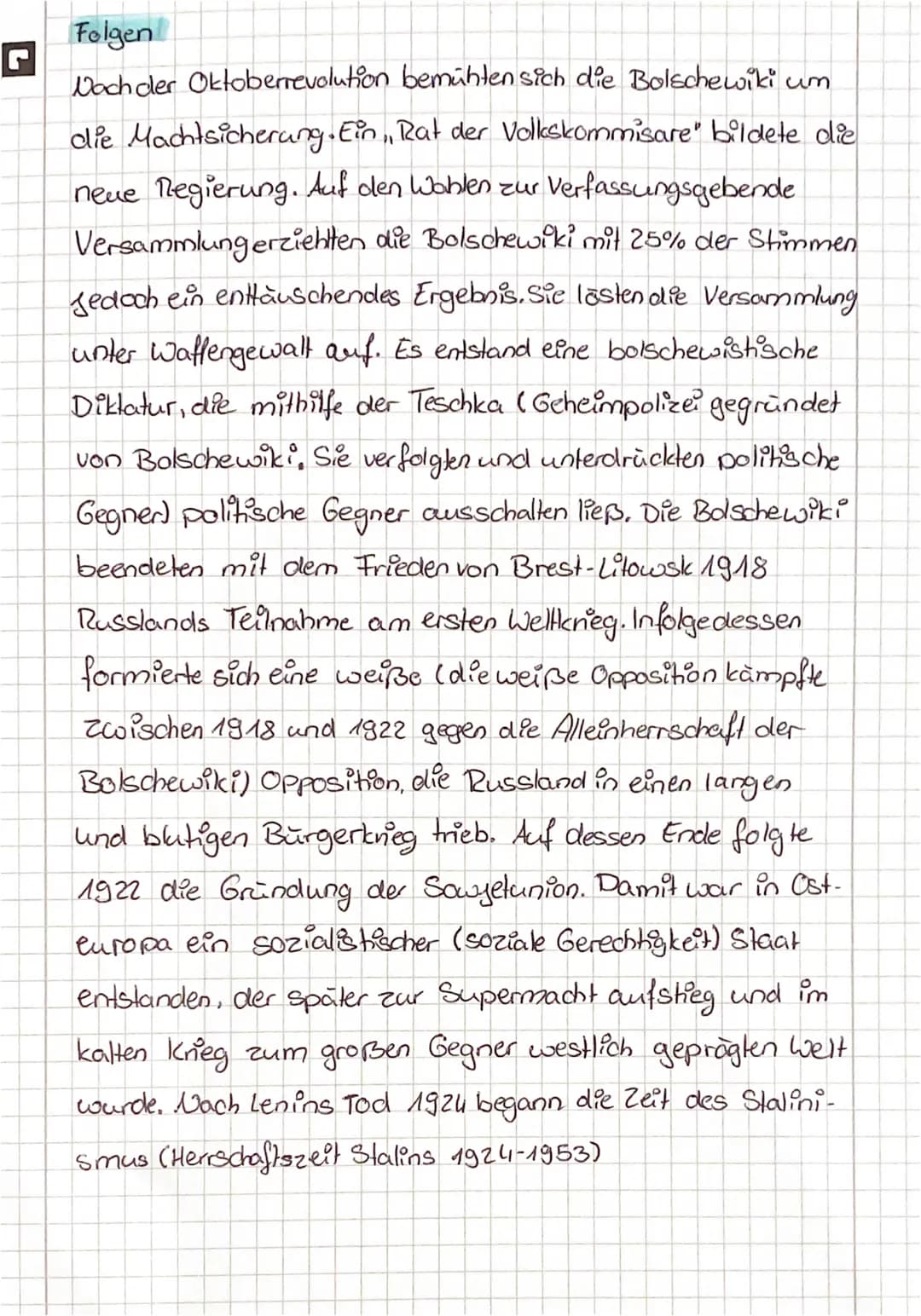 C
G
Oktoberrevulution 1917
Die
Oktoberrevulution 1917 in Russland leitete eine historische
Wende ein. Auf sie folgte ein blutiger Burgerkrie
