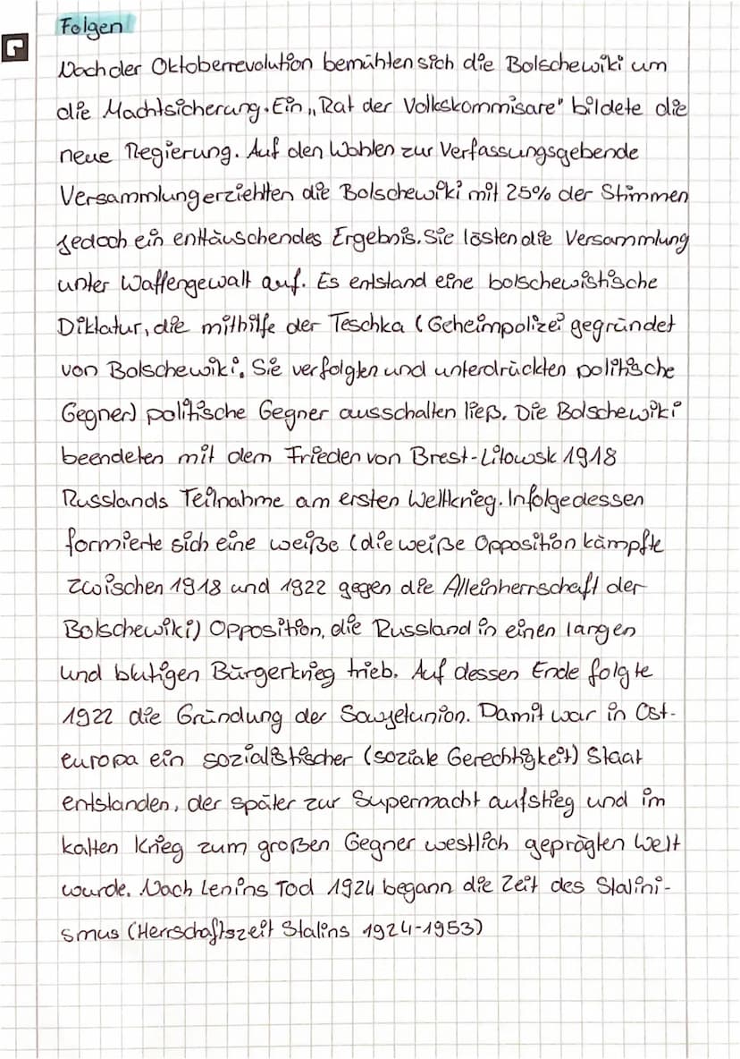 C
G
Oktoberrevulution 1917
Die
Oktoberrevulution 1917 in Russland leitete eine historische
Wende ein. Auf sie folgte ein blutiger Burgerkrie