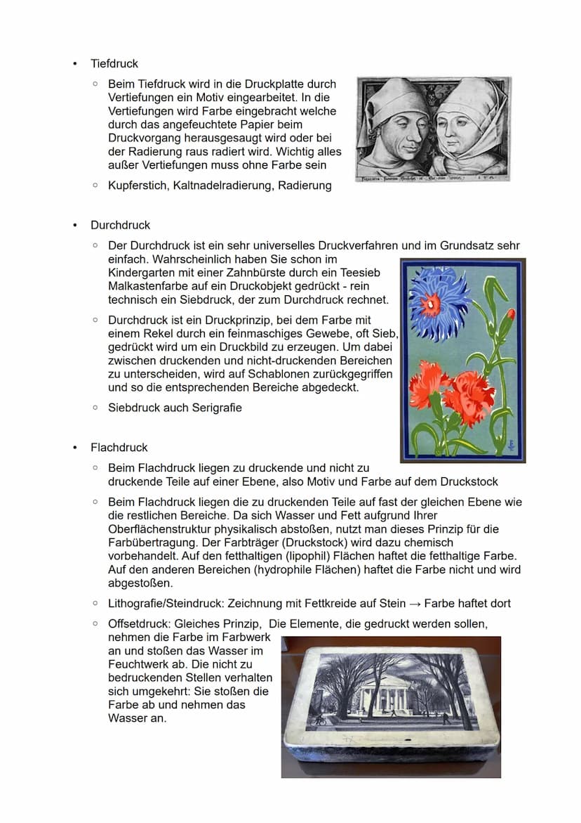 Vortrag Grafik und Drucktechniken
Grafik
Der Begriff Grafik umfasst im weitesten Sinne zunächst alle künstlerisch
technischen Vorgänge, bei 
