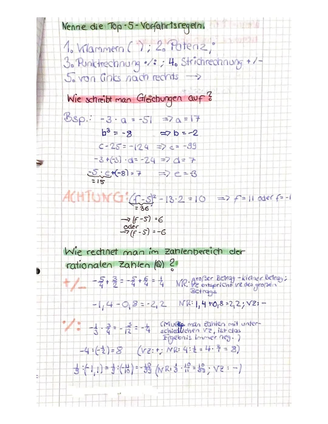 Lernzettel Mathe
Was bedeuten, I und Z?
Q=1st der Zahlenbereich der rationalen Zahlen.
Dazu gehören die natürlichen Zabien , die
Zahlen & un