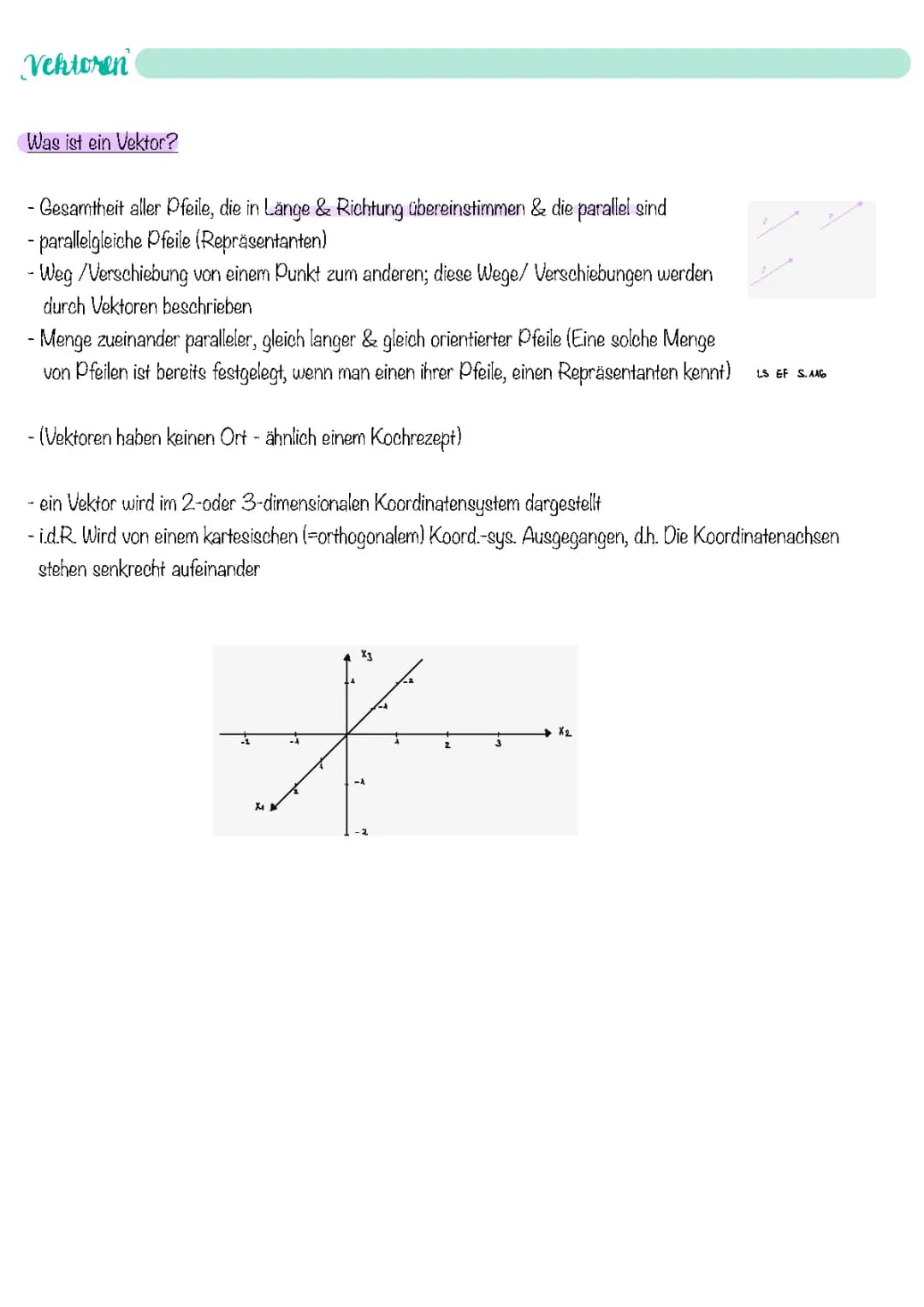 Lernzettel: Geraden  