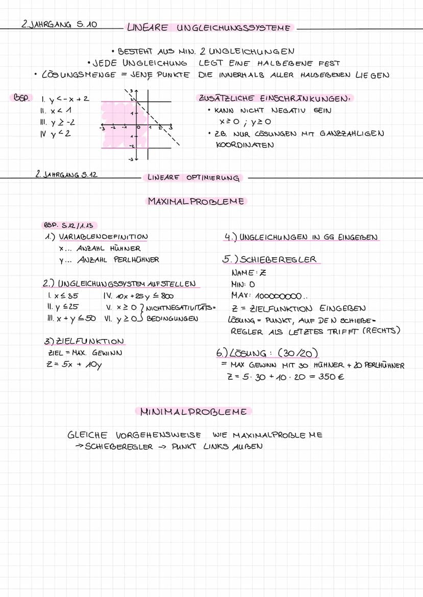 {=}
GLEICHUNGSSYSTEME, UNGLEICHUNGSSYSTEME,
1. JAHRGANG S.72
EINE GLEICHUNG IST EIN MATHEMATISCHER AUSDRUCK, BEI DEM ZWEI TERME DURCH EIN
GL