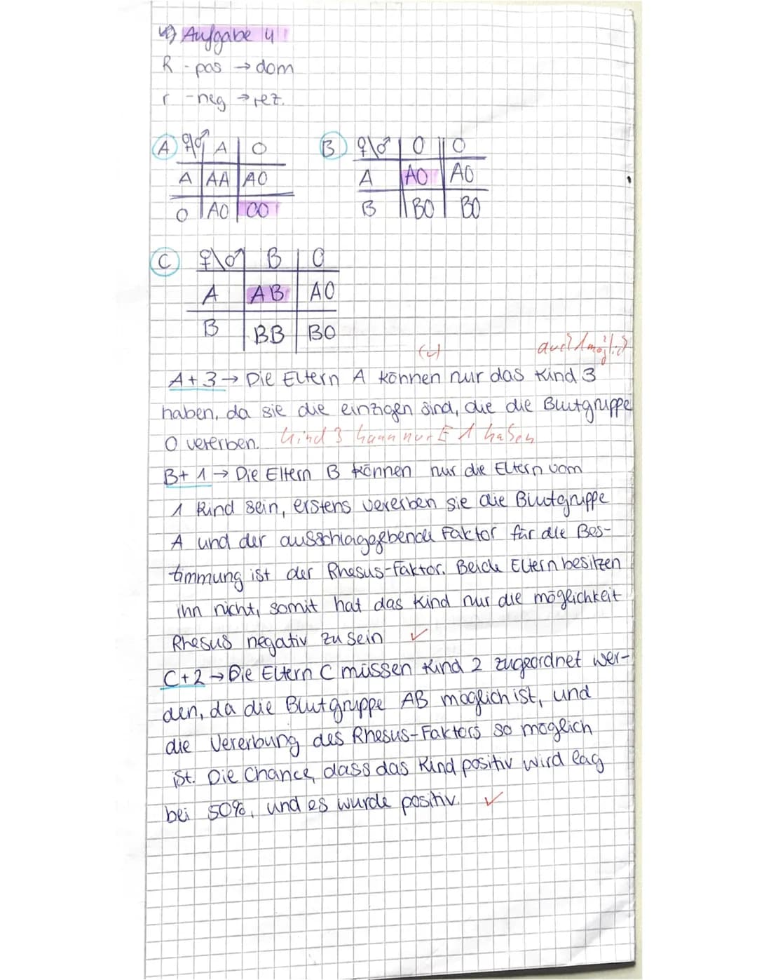 MS812
Aufgabe 1
a) Bei der abgebildeten Abbildung handelt es sich
um einen Teil schritt bei der Meiose.
1/2
vorher
Mehrere indition weisen a