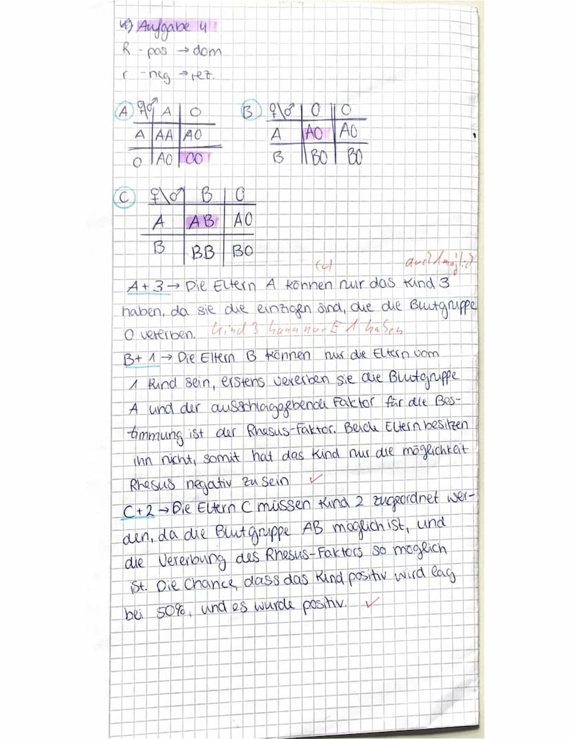 MS812
Aufgabe 1
a) Bei der abgebildeten Abbildung handelt es sich
um einen Teil schritt bei der Meiose.
1/2
vorher
Mehrere indition weisen a