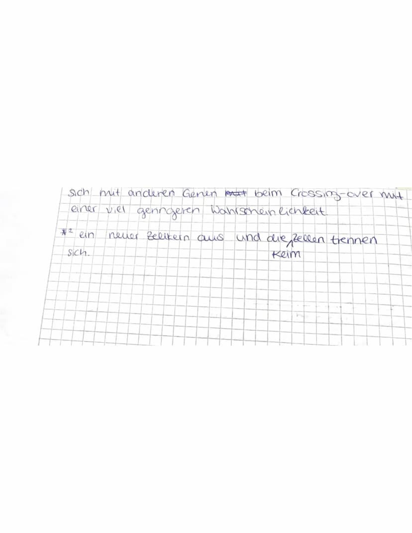 MS812
Aufgabe 1
a) Bei der abgebildeten Abbildung handelt es sich
um einen Teil schritt bei der Meiose.
1/2
vorher
Mehrere indition weisen a