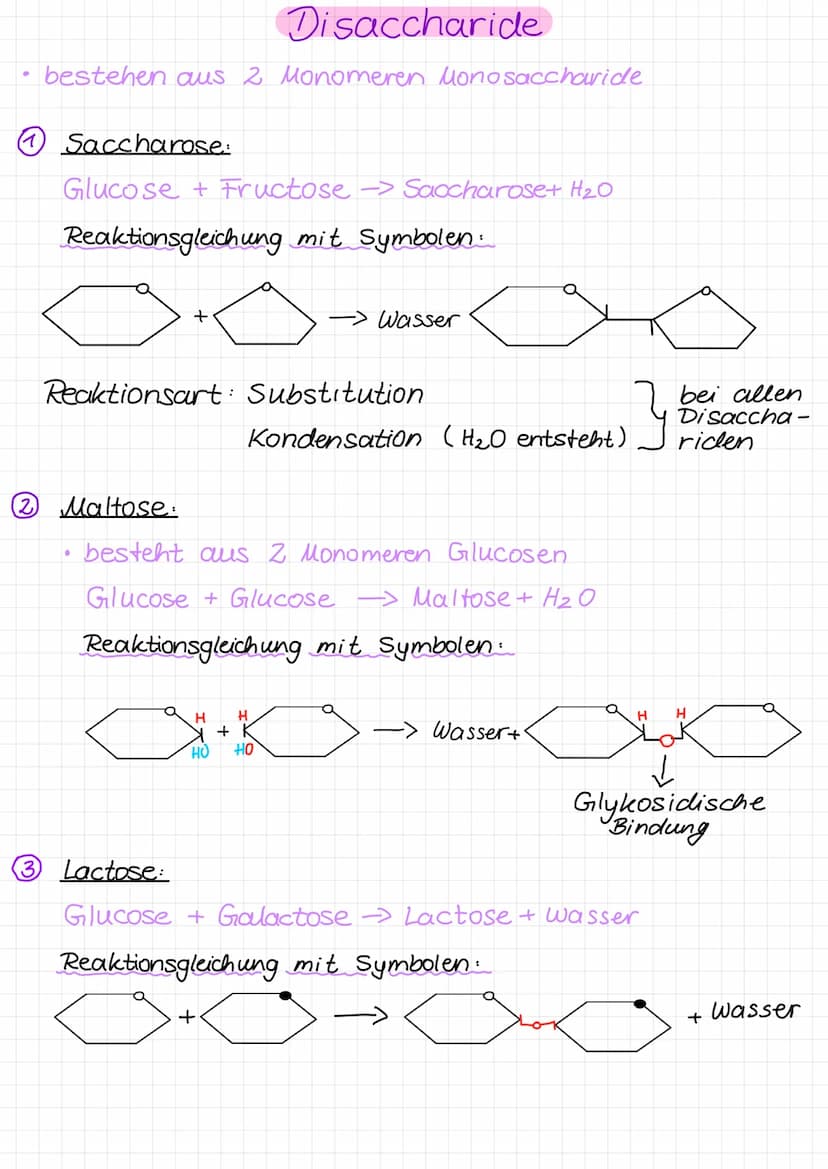 .
Polysaccharide
besteht aus 3 oder mehreren Monomen.
Amylose -11-250-500
Cellulose -11-
10.000
Glycogen
<-111 100.000
-
-11-
<-11-
Bedeutun