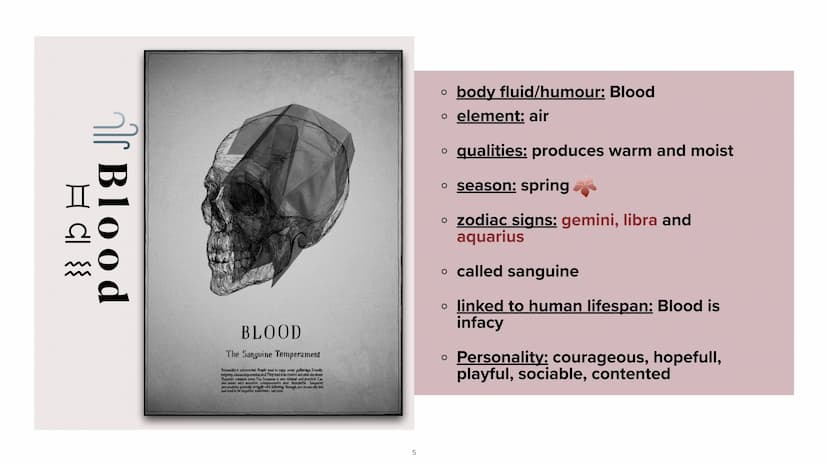 es
The Four Elements and Humours
Alice, Phebe, Deyla & Lea Structure
O Short introduction
o The Four Elements and Humours with their signifi