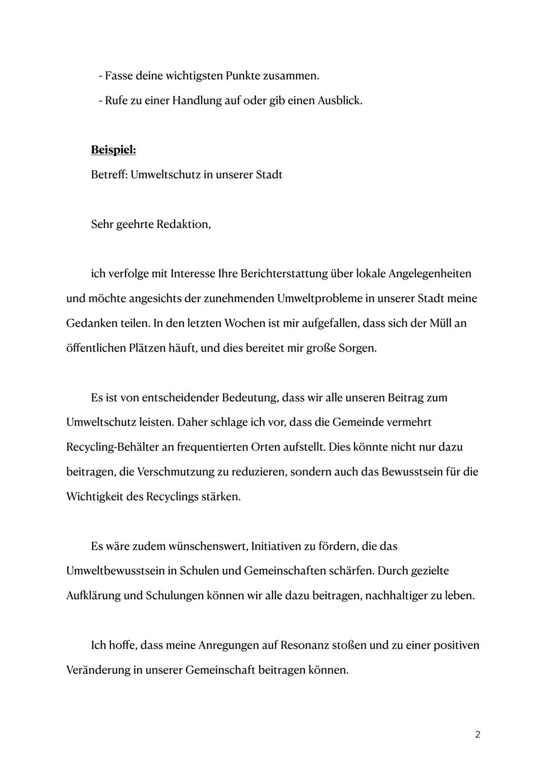 1. Dezember 2023

# Wie schreibe ich einen guten
Leserbrief?
Mit Schritt für Schritt Anleitung

Was ist ein Leserbrief überhaupt und wann sc