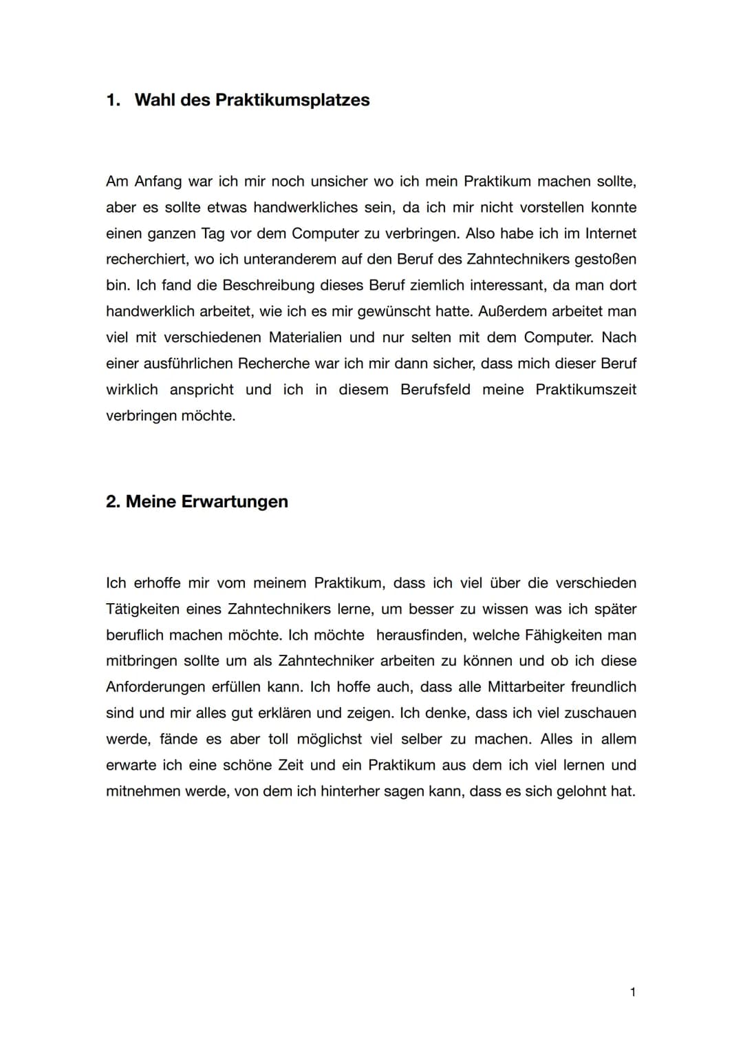 Praktikumsbericht
9c
24. Januar 2022 bis 10. Februar 2022
Hartmann Dental GmbH Inhaltsverzeichnis
1. Wahl des Praktikumsplatzes
2. Meine Erw