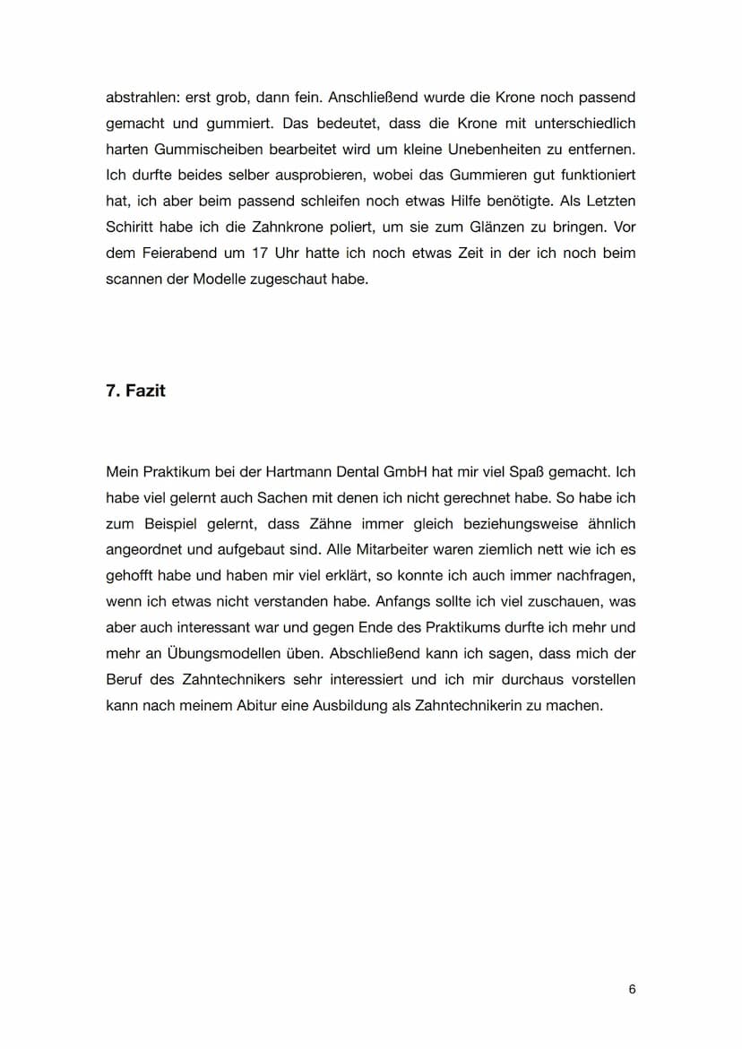 Praktikumsbericht
9c
24. Januar 2022 bis 10. Februar 2022
Hartmann Dental GmbH Inhaltsverzeichnis
1. Wahl des Praktikumsplatzes
2. Meine Erw