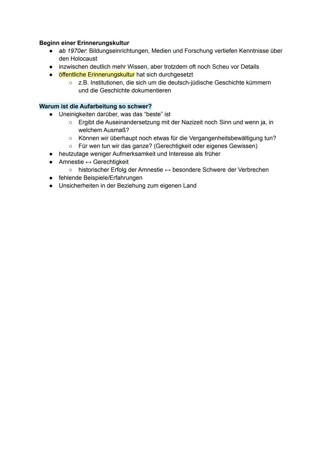 # Vergangenheitsbewältigung und /-politik

Nürnberger Prozesse

*   USA und GB hatten bereits im Oktober 1941 angekündigt,
dass die Täter zu